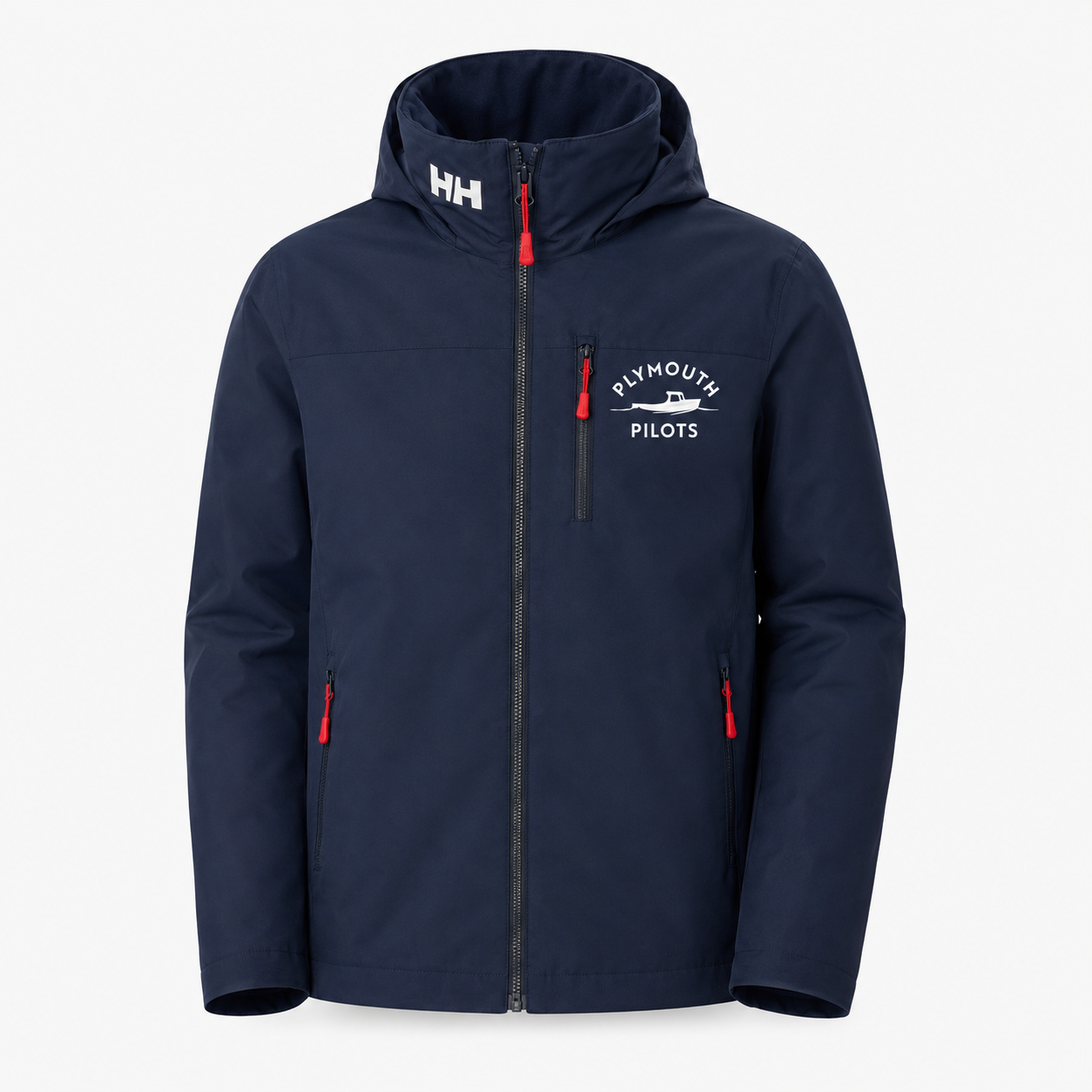 Junior Jacket front - Navy.png