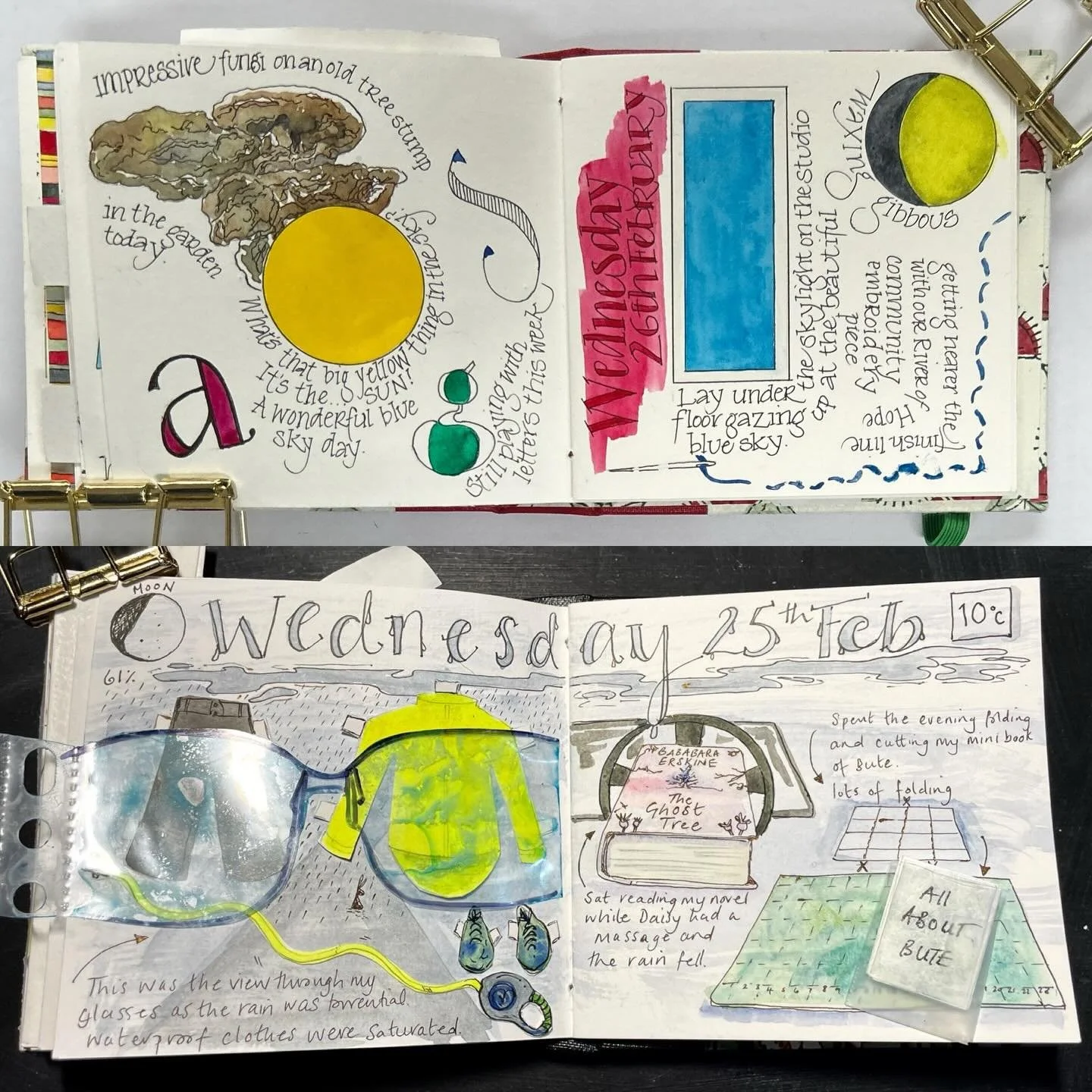 A totally unplanned day on Wednesday. The original plan was a belated birthday celebration with my sister; anda museum and lovely lunch. But poor sis was poorly so we&rsquo;ve had to delay.
I had a great day in the studio though, catching up with som