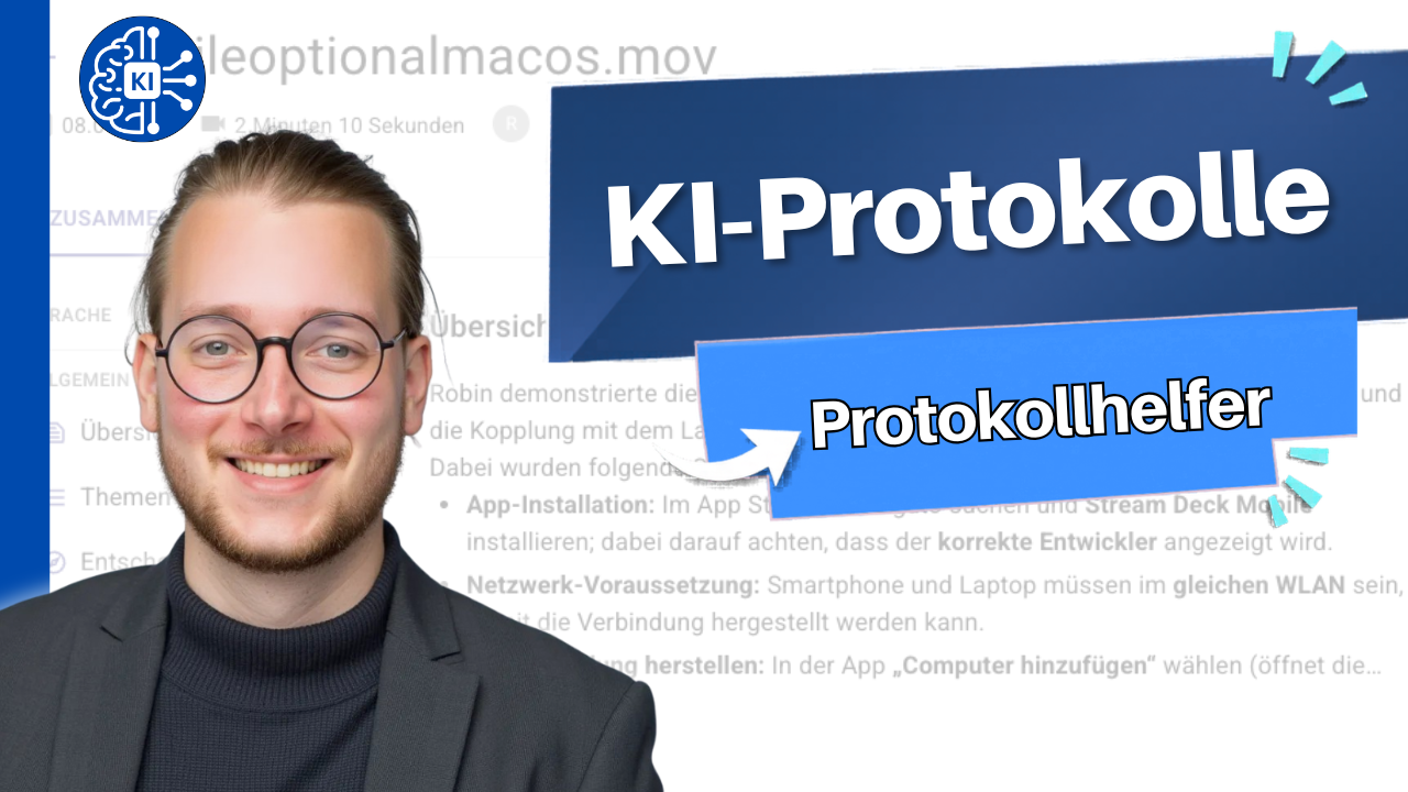 KI-Protokolle: Künstliche Intelligenz als Helfer