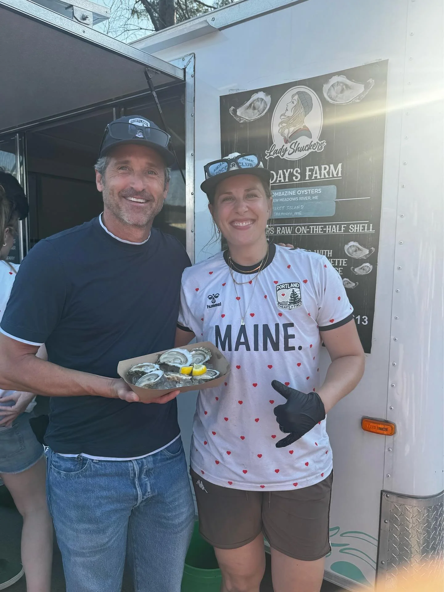 hangin with bae @patrickdempsey 💥😍🧨
@hearts_sc ⚽️⚽️⚽️🦪🦪🦪