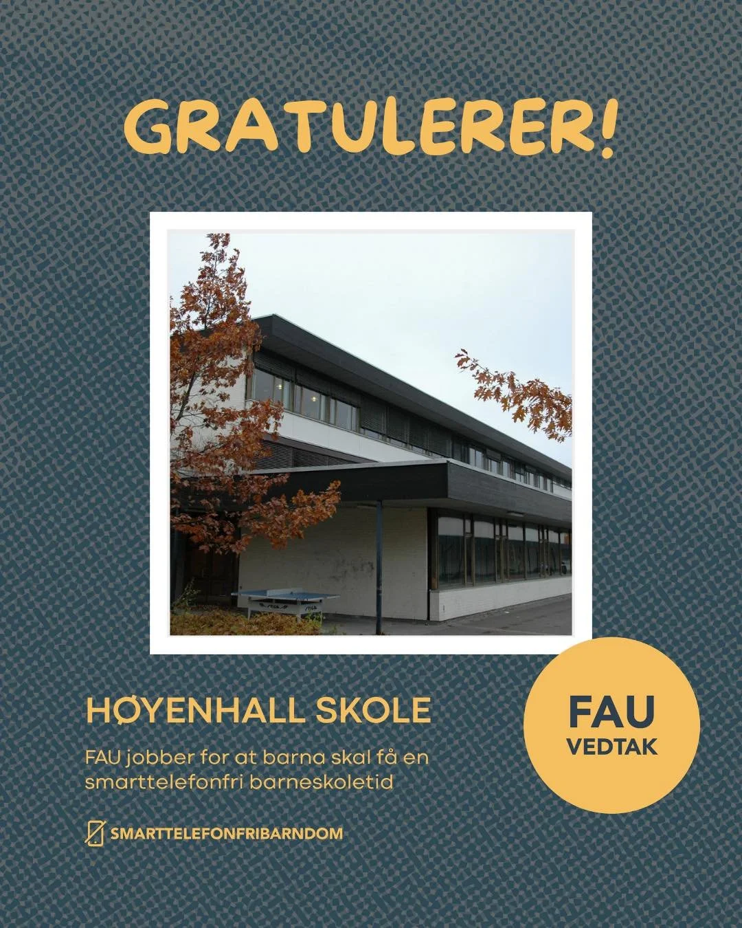 🎉 Gratulerer til alle 46 (❗️🥳👏🏻) skolene som de siste ukene har tatt et viktig steg mot en smarttelefonfri barndom! 

🇳🇴 Fra nord til s&oslash;r, &oslash;st til vest &ndash; dere viser at hele Norge st&aring;r sammen for barnas beste.

🔁 2025 