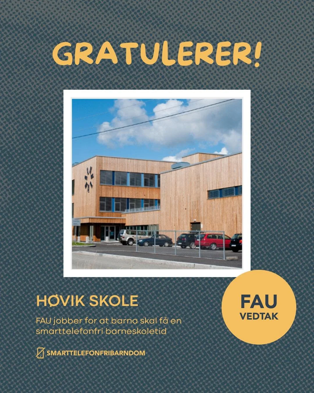 🎉 Gratulerer til alle 47 (❗️🥳👏🏻) skolene som de siste ukene har tatt et viktig steg mot en smarttelefonfri barndom! 

🇳🇴 Fra nord til s&oslash;r, &oslash;st til vest &ndash; dere viser at hele Norge st&aring;r sammen for barnas beste.

🔁 2025 