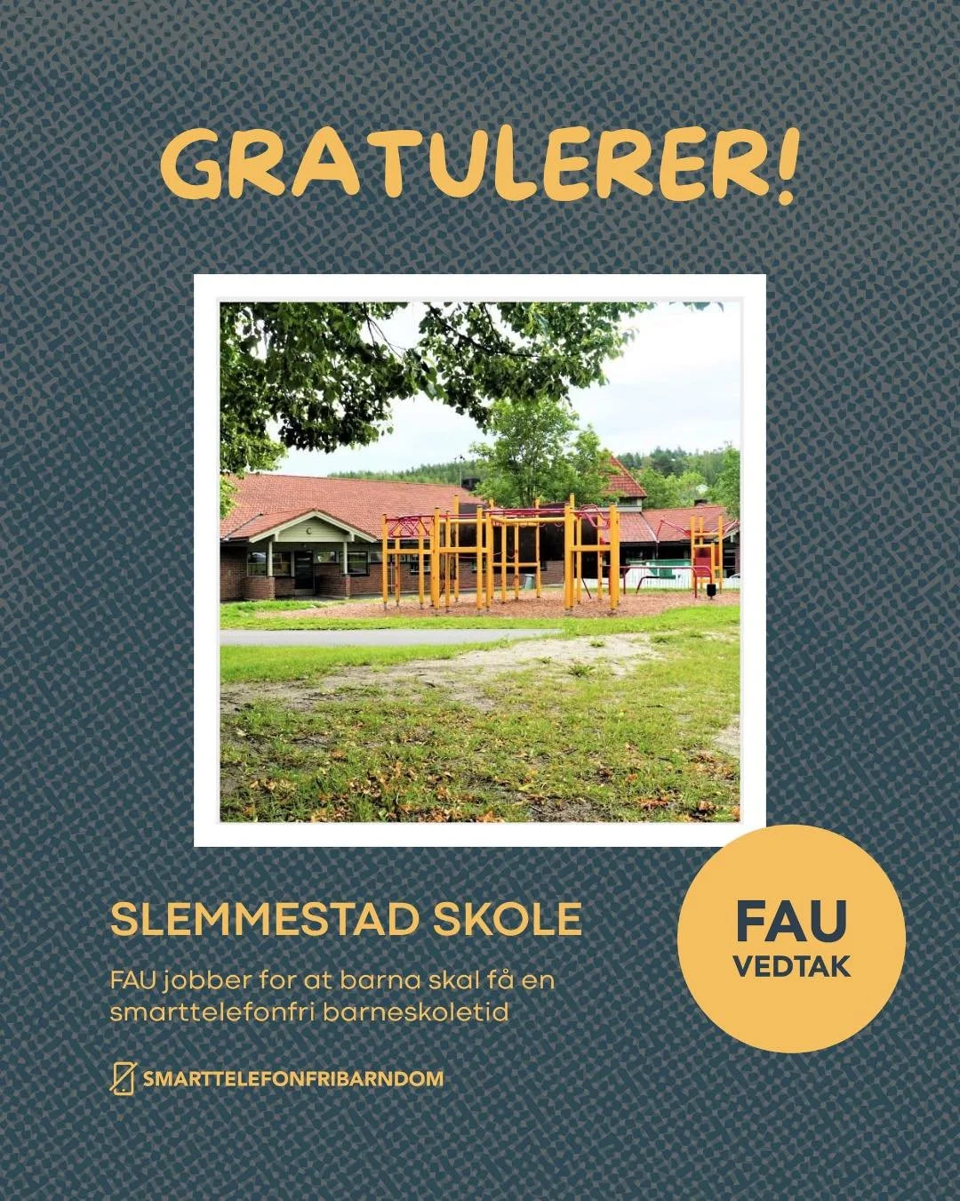 🎉 Gratulerer til alle 46 (❗️🥳👏🏻) skolene som de siste ukene har tatt et viktig steg mot en smarttelefonfri barndom! 

🇳🇴 Fra nord til s&oslash;r, &oslash;st til vest &ndash; dere viser at hele Norge st&aring;r sammen for barnas beste.

🔁 2025 