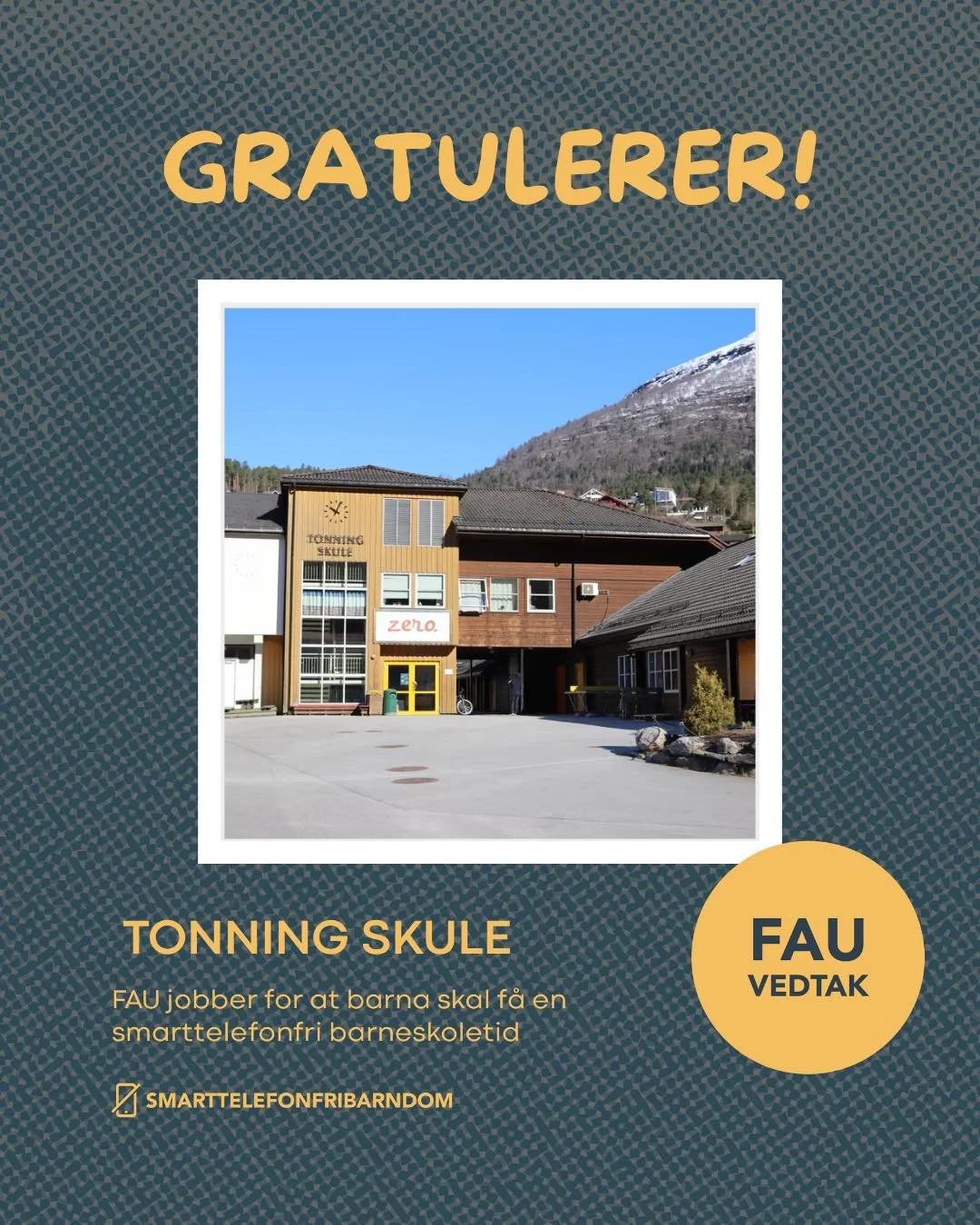 🎉 Gratulerer til alle 46 (❗️🥳👏🏻) skolene som de siste ukene har tatt et viktig steg mot en smarttelefonfri barndom! 

🇳🇴 Fra nord til s&oslash;r, &oslash;st til vest &ndash; dere viser at hele Norge st&aring;r sammen for barnas beste.

🔁 2025 