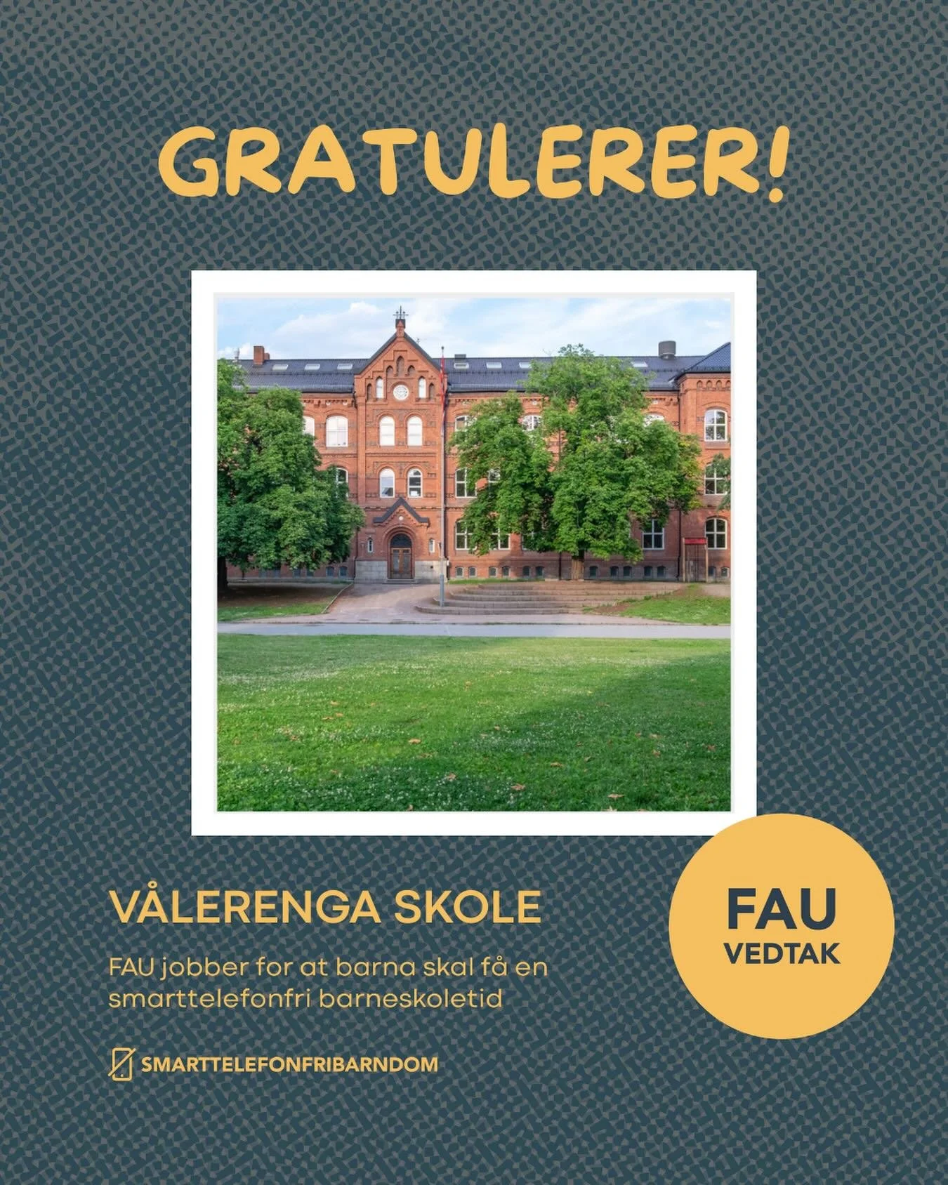 🇳🇴Fra lokalt initiativ til enorme holdningsendringer!

🏫 I Oslo g&aring;r n&aring; 7 av 10 barn p&aring; en skole der FAU/foreldre jobber for at barn p&aring; barneskolen ikke skal ha smarttelefon. I B&aelig;rum gjelder det 10 av 10, og 83% av bar