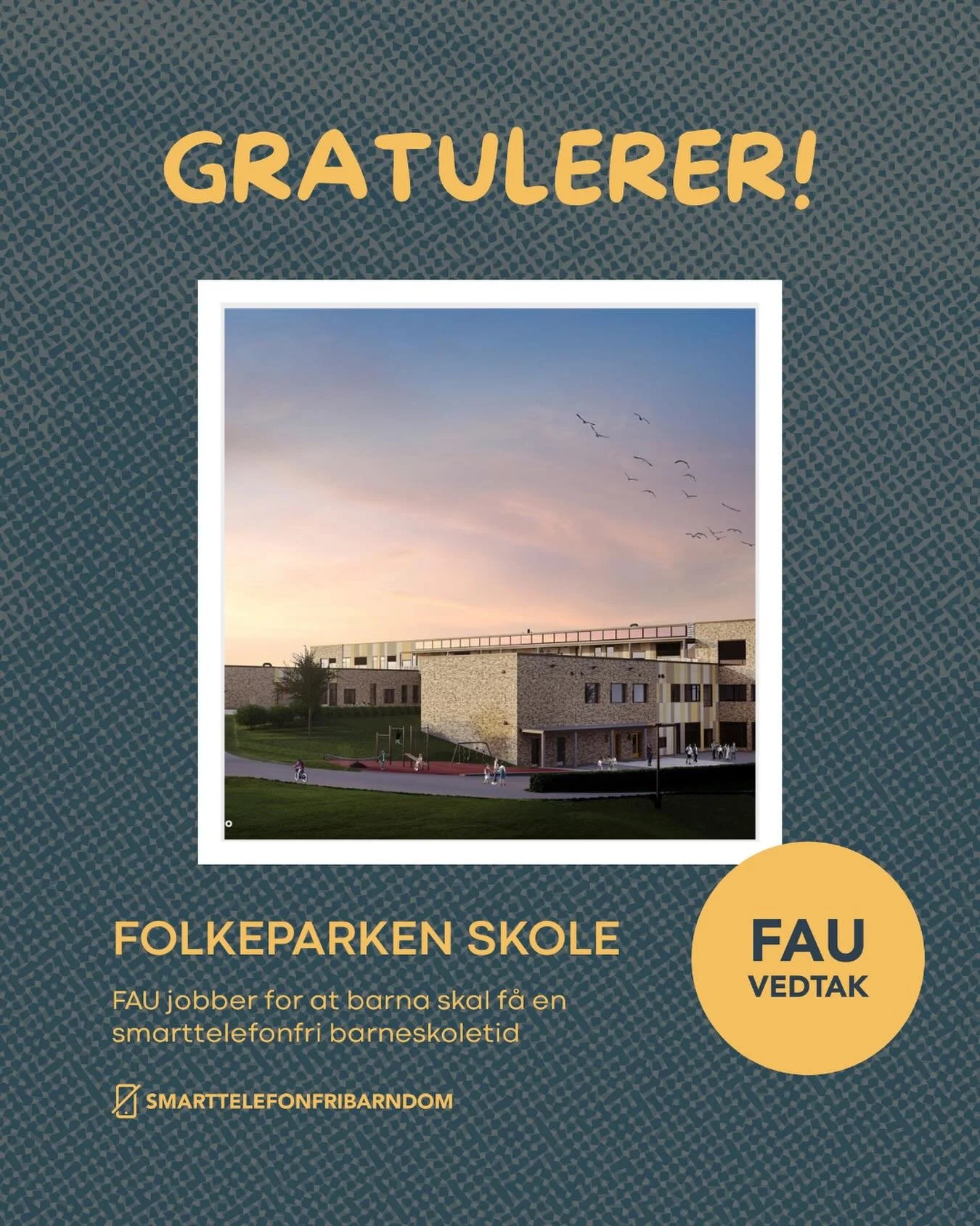 Sorry, not sorry‼️ Det er ikke meningen &aring; spamme dere, men skolene etterlyser gratulasjonsmeldinger. Vi trodde aldri at det skulle bli s&aring; mange, p&aring; s&aring; kort tid! Her kommer dropp 2 av 84 ferske vedtak🎉

📴 🤸&zwj;♀️ P&aring; l