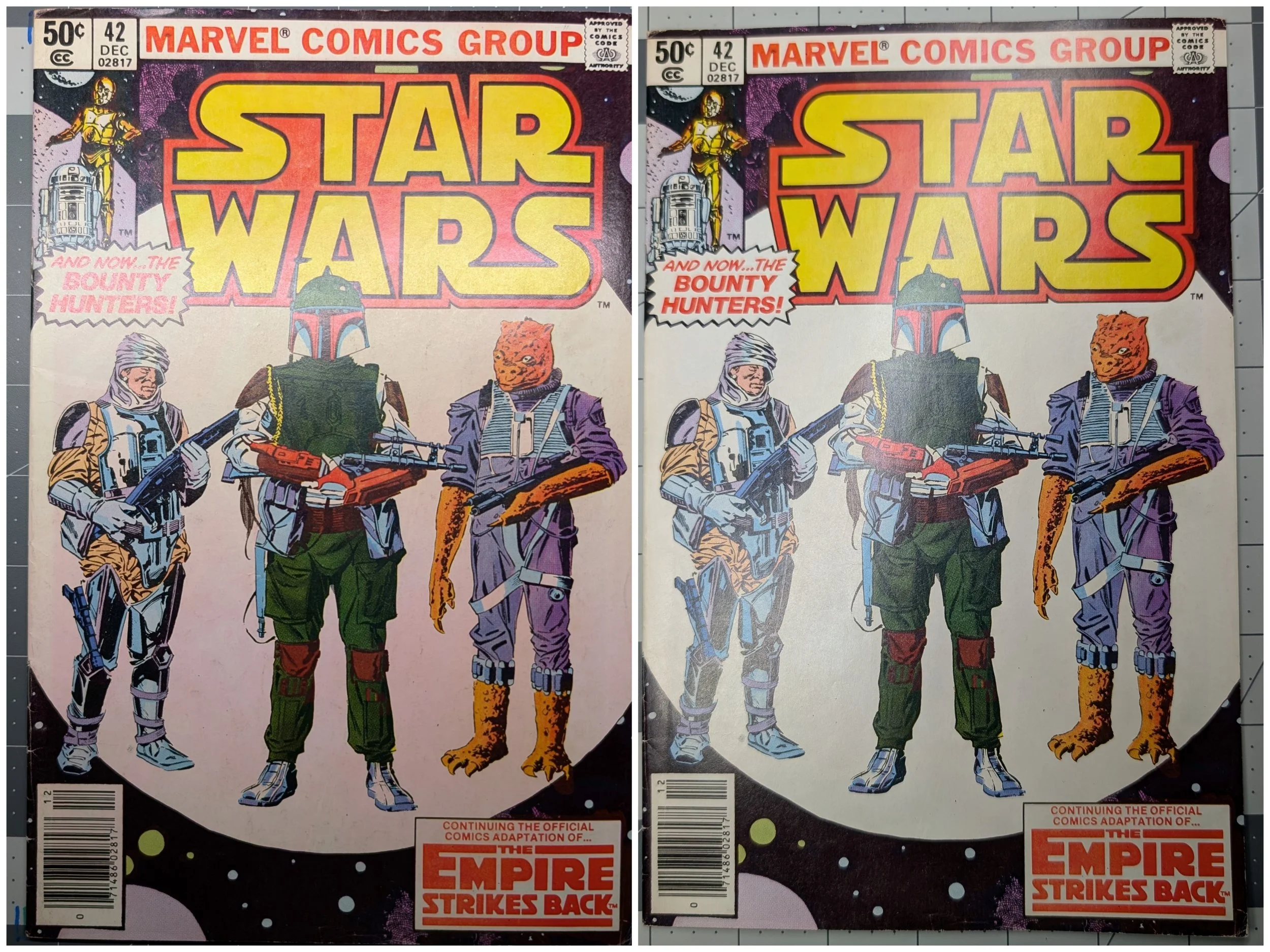 Star Wars #42 (1980) - Red Ink Transfer Removed