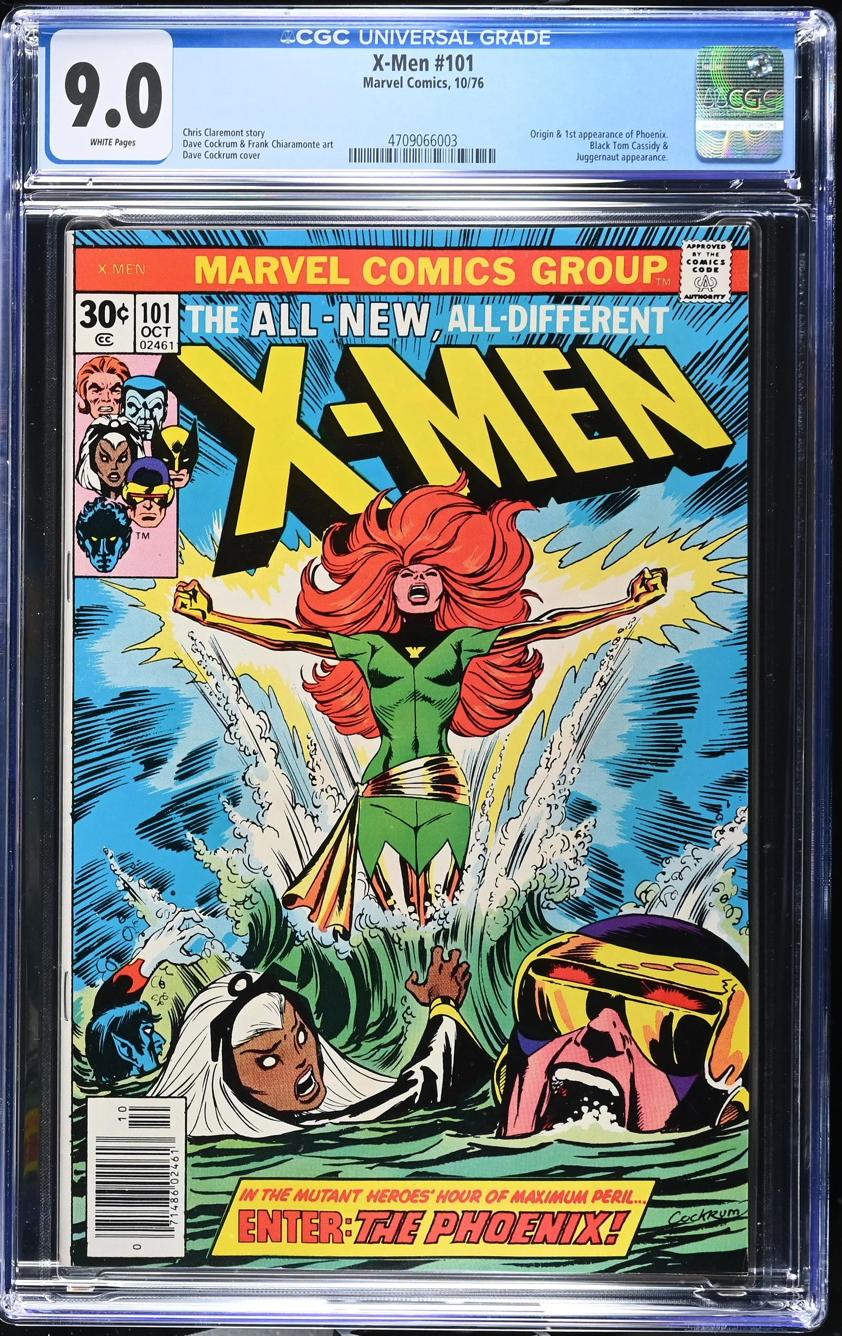 X-Men #101 (1976) — First Appearance of Phoenix. CGC 9.0 Universal