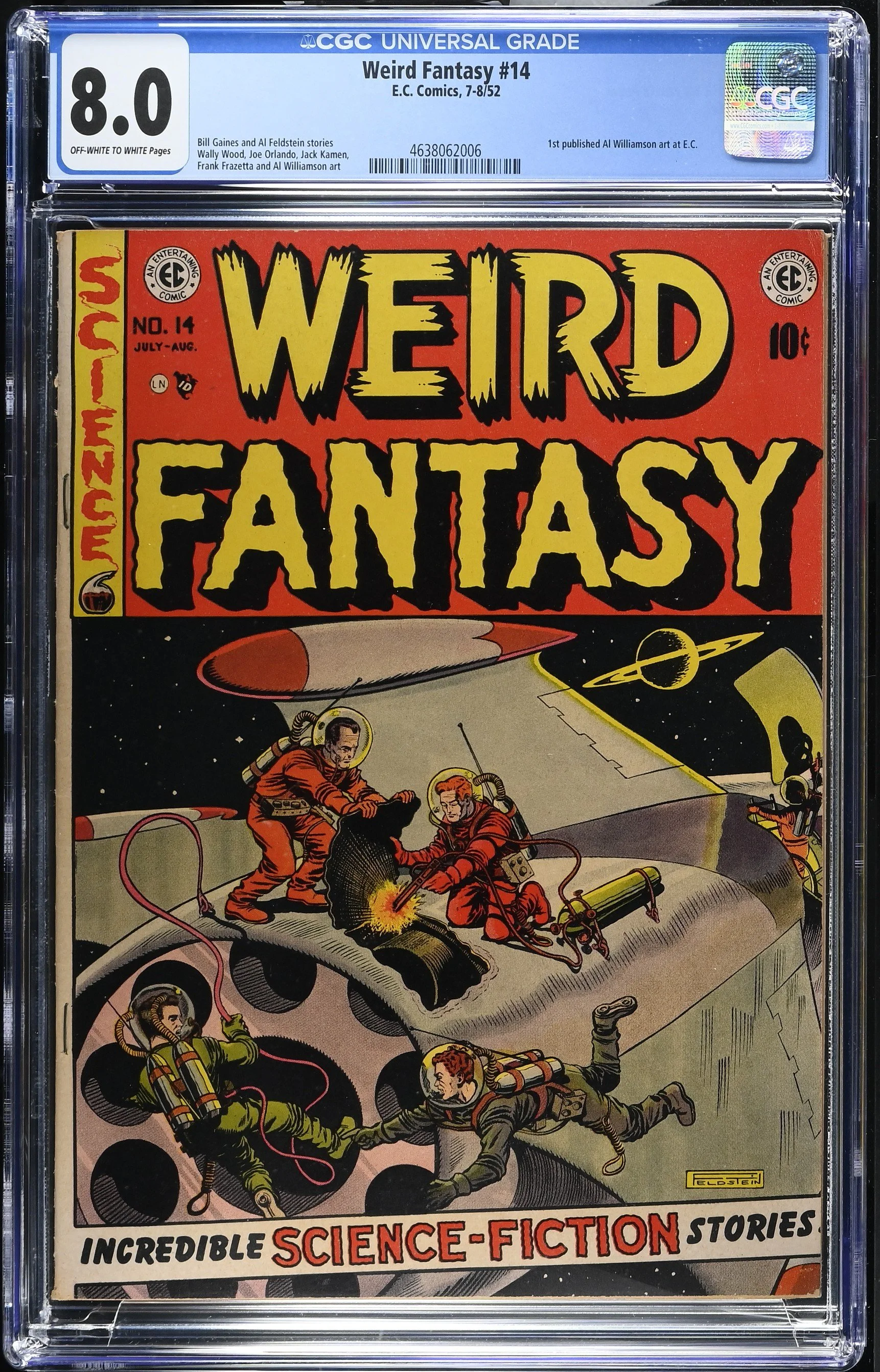 Weird Fantasy #14 (1952) — CGC 8.0 Universal