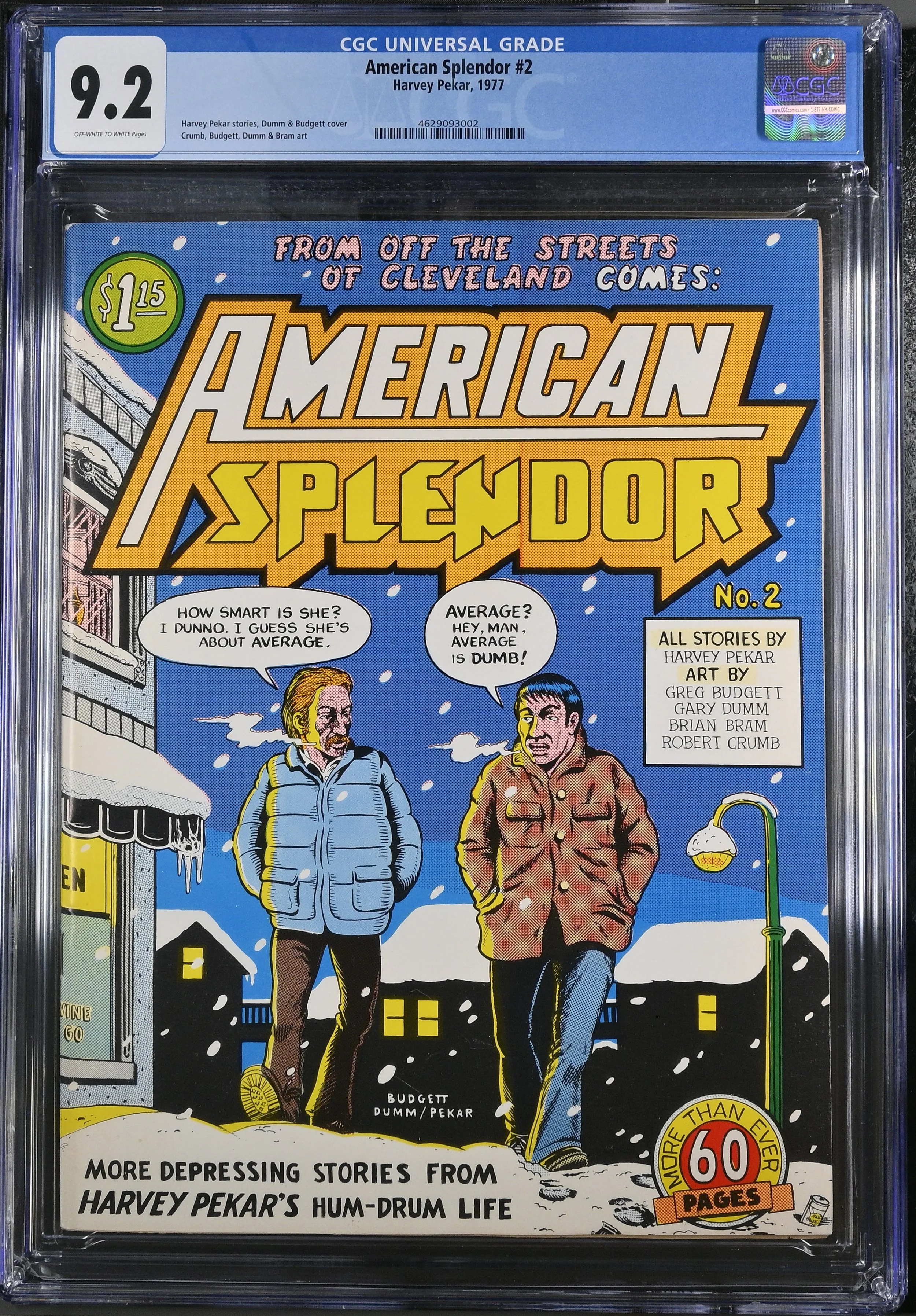 American Splendor #2 (1977) — CGC 9.2 Universal