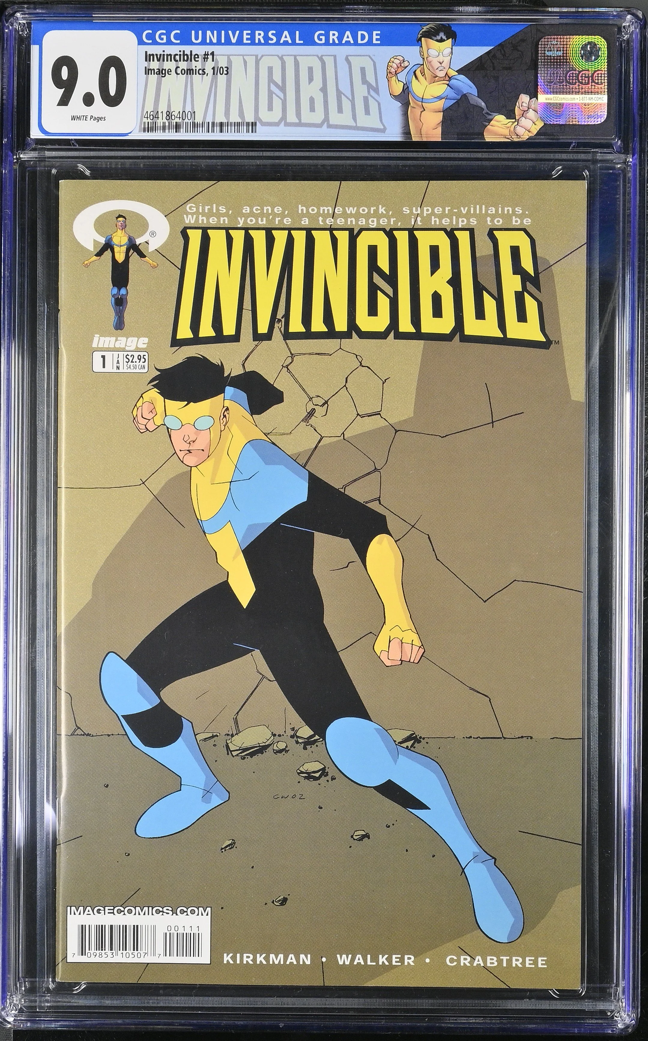 Invincible #1 (2003) — First Appearance of Invincible. CGC 9.0 Universal