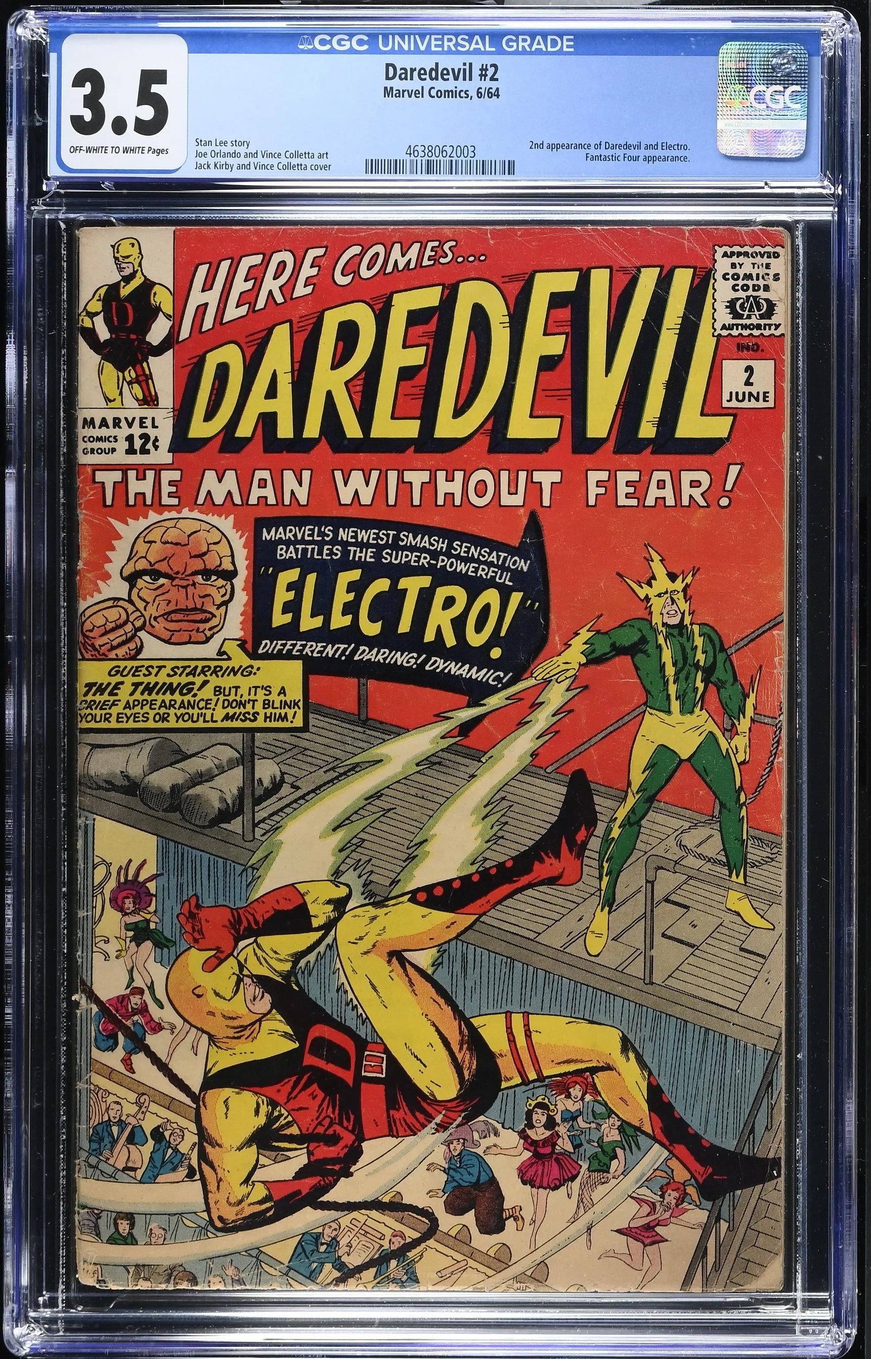Daredevil #2 (1964) — CGC 3.5 Universal