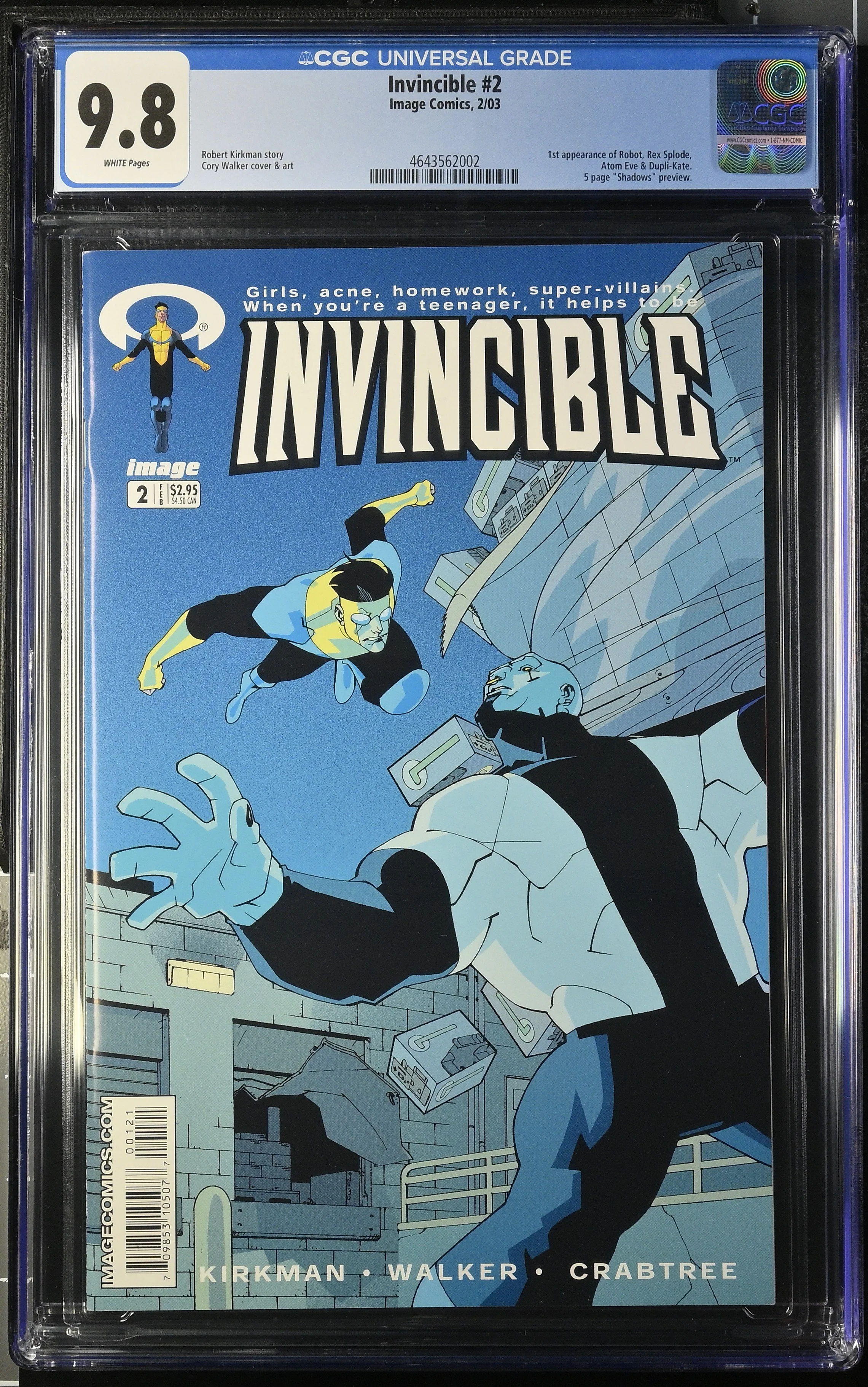 Invincible #2 (2003) — CGC 9.8 Universal