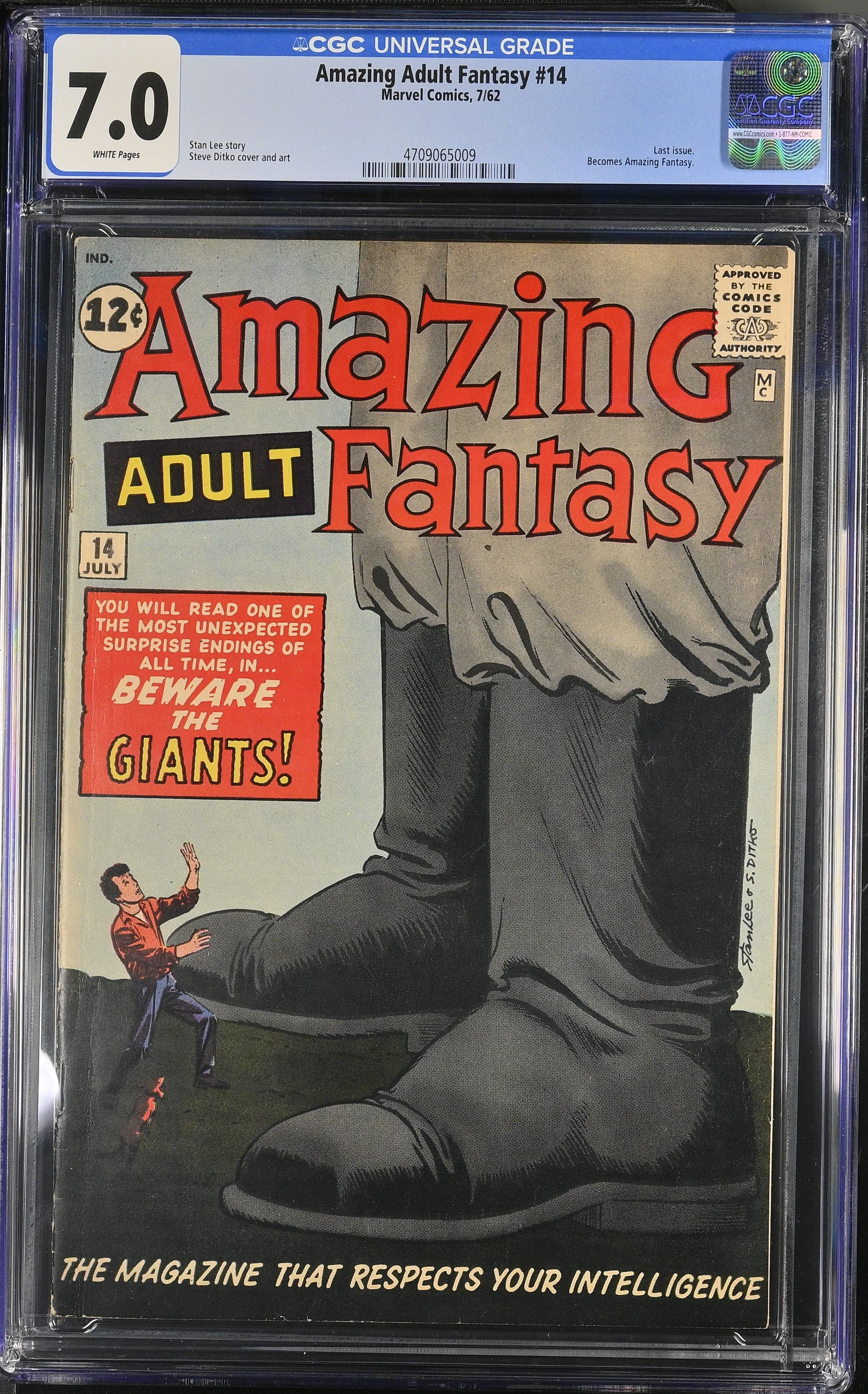 Amazing Fantasy #14 (1962) — CGC 9.8 Universal
