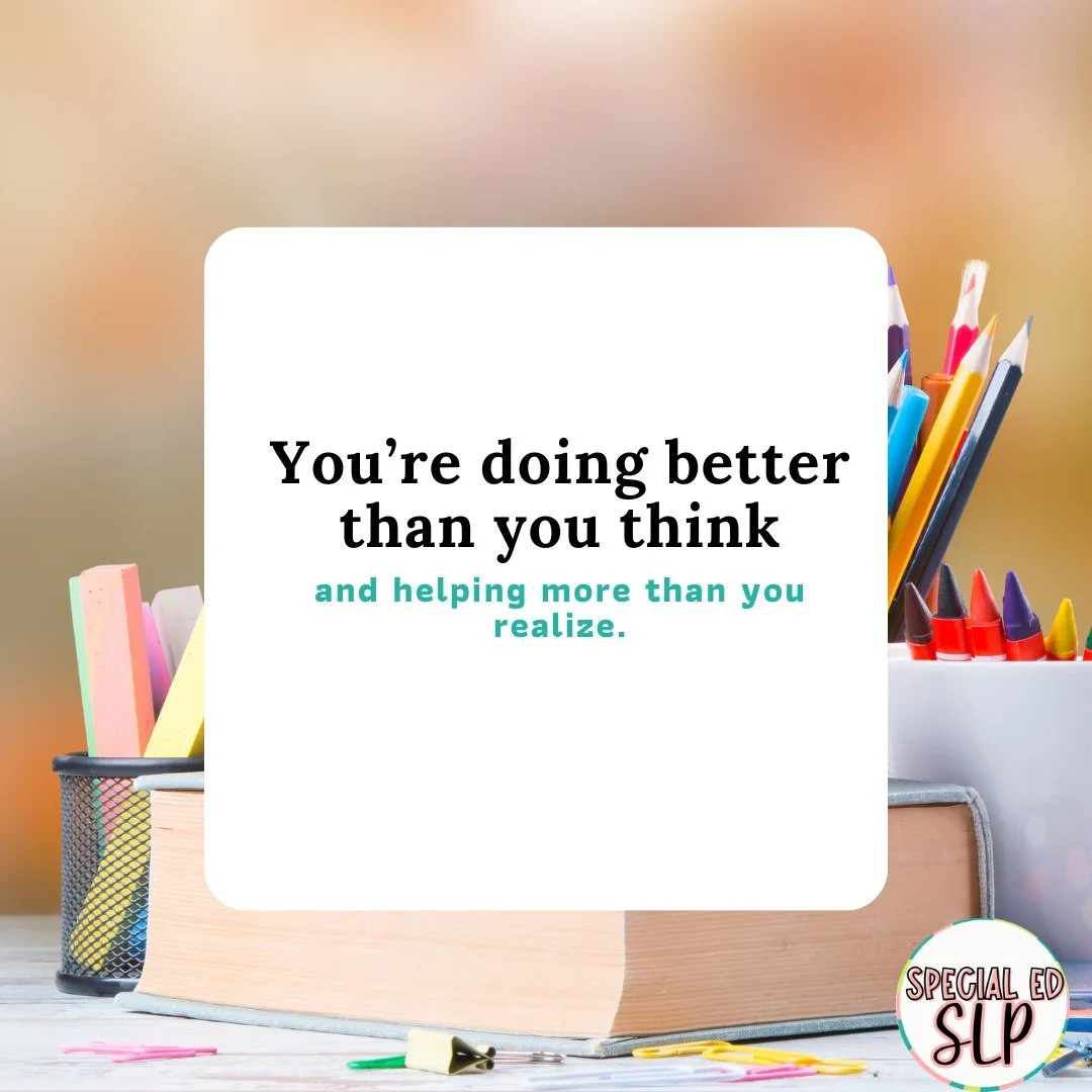 SLP work is invisible sometimes&hellip;
But the impact? It&rsquo;s huge. 🌟