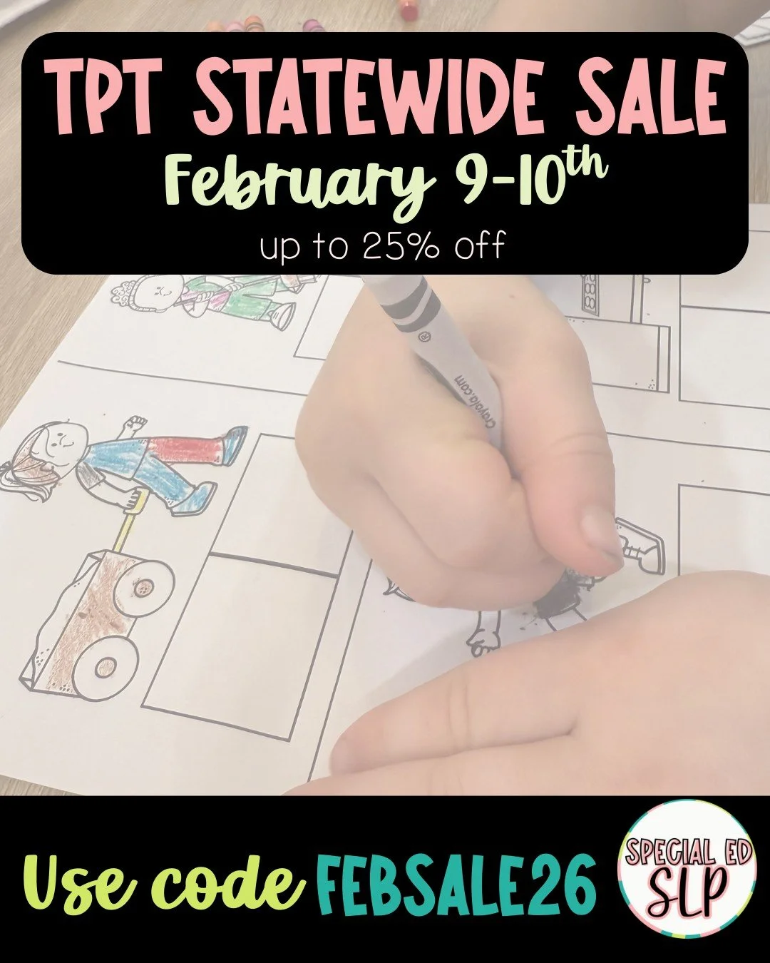 My entire TpT store is up to 25% off Feb 9-10! Make sure to use the code FEBSALE26 at checkout. Link to store is in my profile.