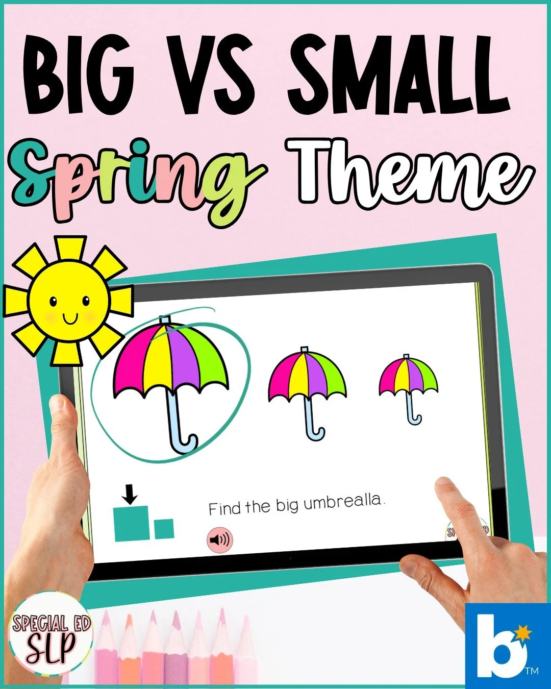 Teaching basic concepts doesn&rsquo;t have to feel repetitive 🌸 This Spring-themed Boom&trade; Cards deck helps students master big vs small with clear visuals and simple directions. Perfect for building foundational language skills, improving compr
