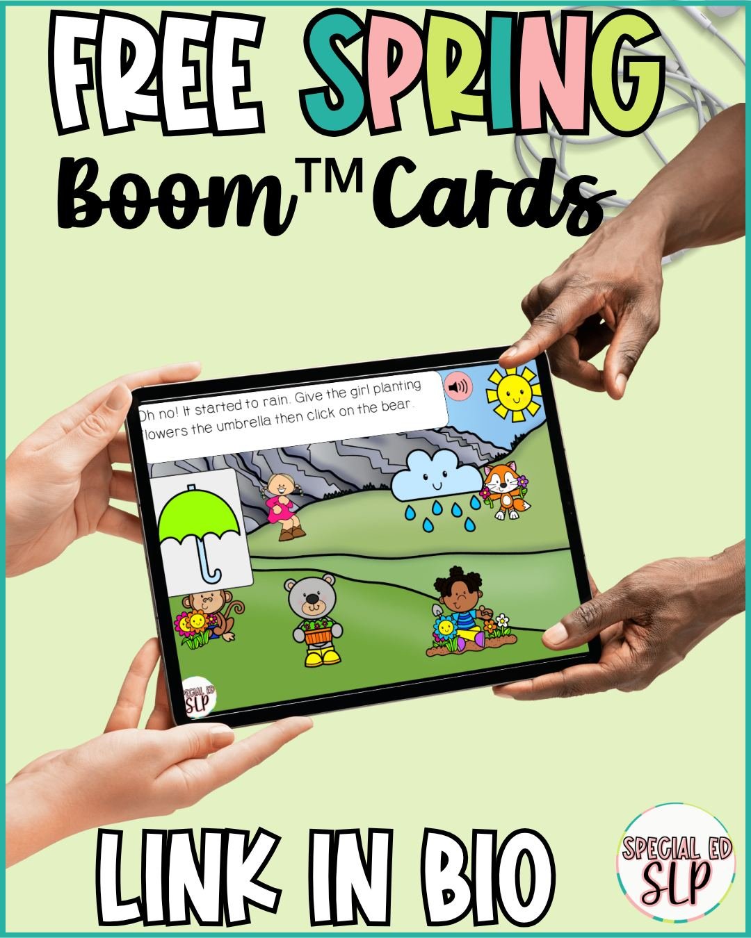 Want an easy way to target multiple language goals at once&hellip; without planning 5 different activities? 🌸

This FREE Spring story with embedded language concepts does it for you

Students build skills naturally through a story while working on:
