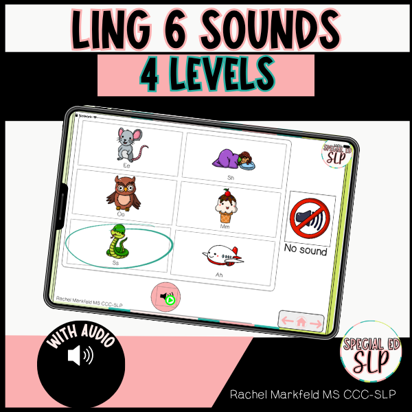 Ling 6 sounds for deaf and hard of hearing children. Hearing checks. Boom cards for deaf and hard of hearing children. Cochlear implant speech therapy. Speech therapy for children with hearing aids and cochlear implants. 