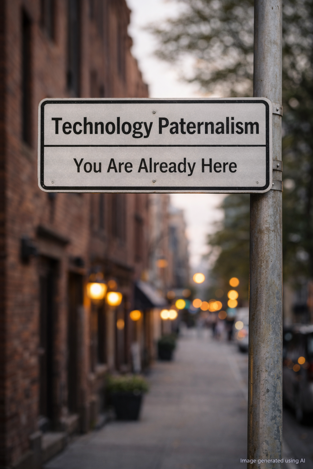 Technology Paternalism Expands — A Case for Self-Sovereign Identity