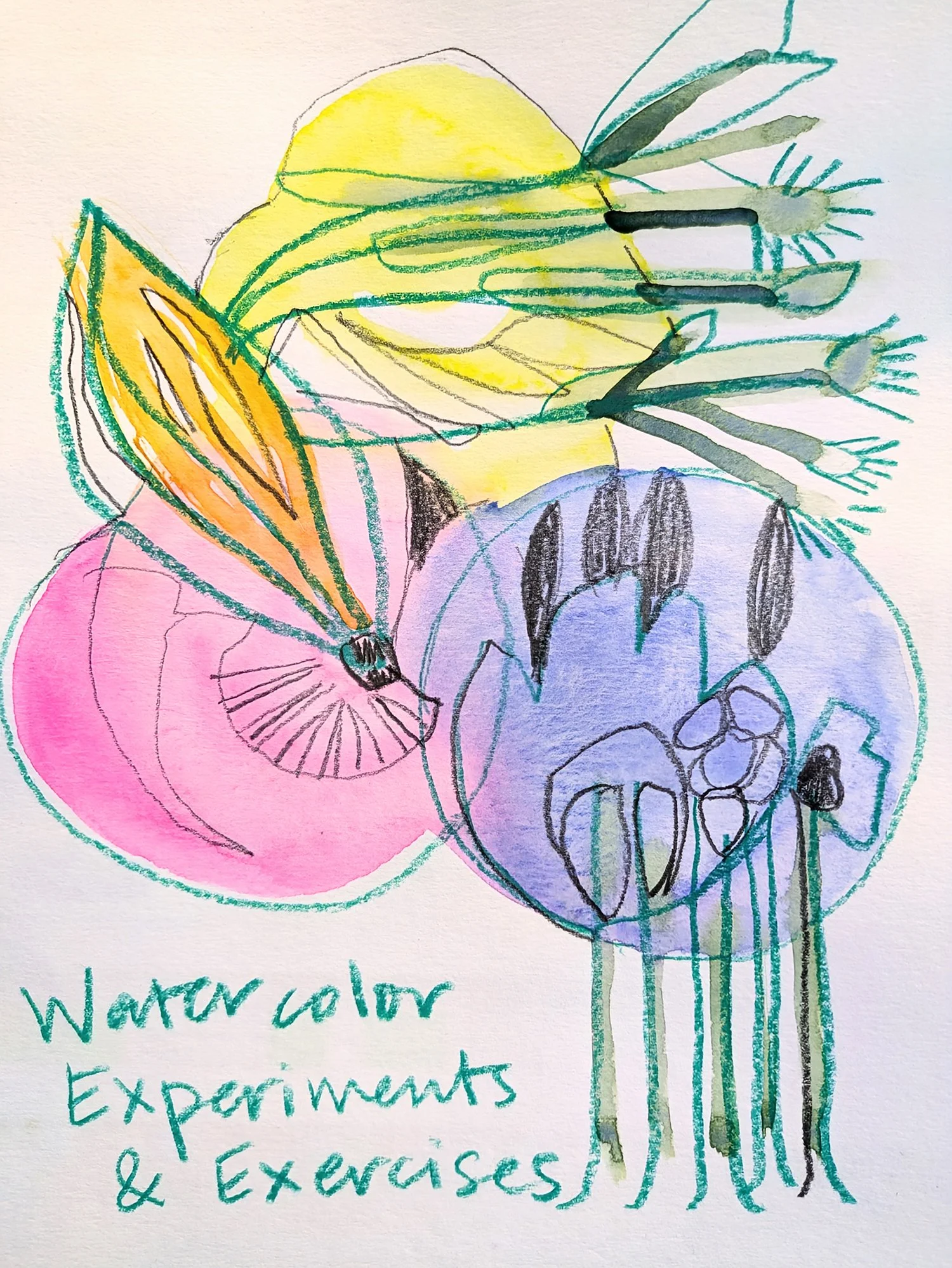 watercolor experiments