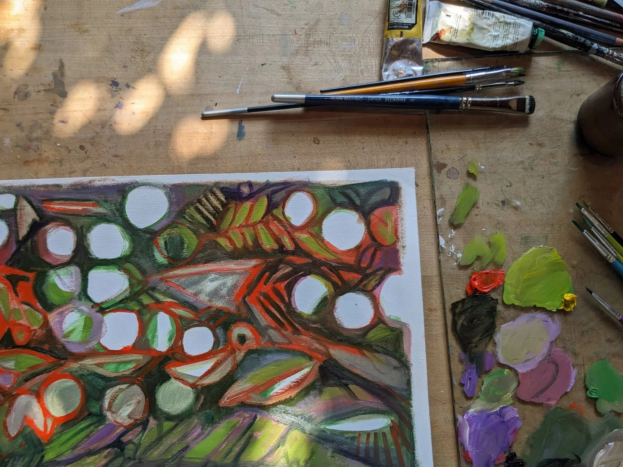 painting in-progress