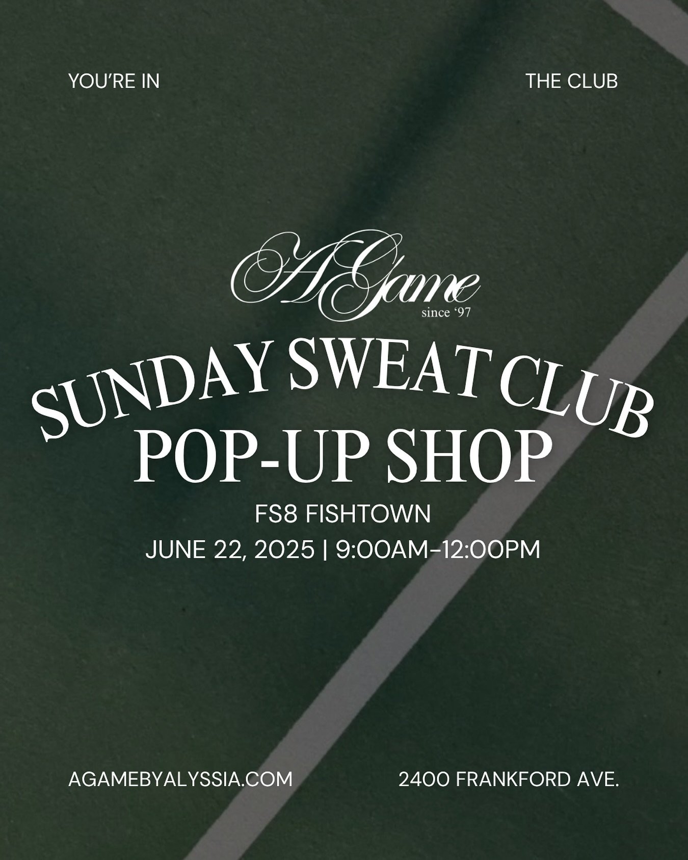 Save the date! So excited to announce my first ever pop-up shop at @fs8_fishtown. The best way to perform your best as a Pilates princess is to get fitted like one. Shop a special new colorway drop and pop into class ✨💚 Hope to see you there! 

#aga