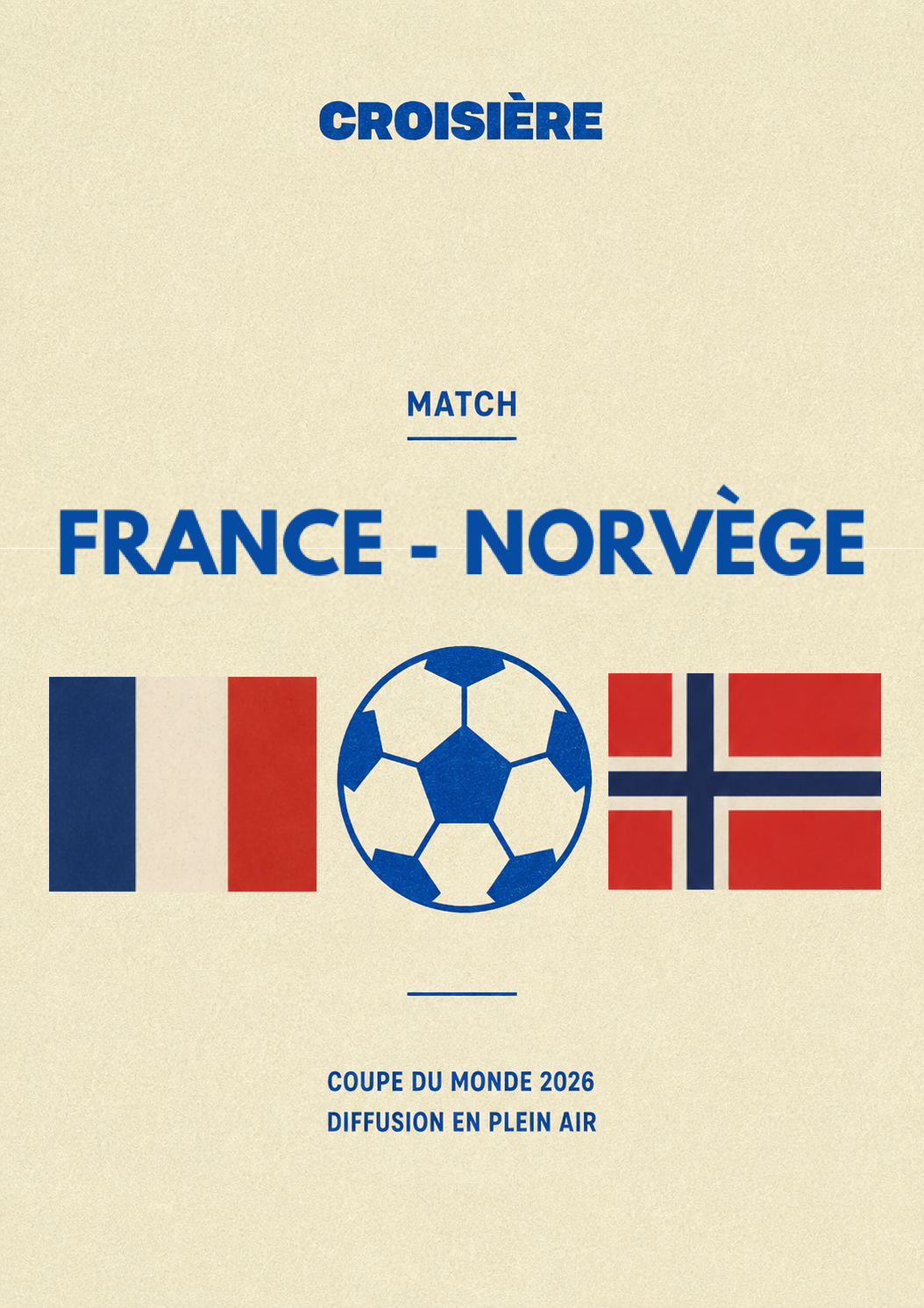 MACTH FRANCE-NORVÈGE 🇫🇷-🇳🇴⚽ + DJ CAGETTE PARTY