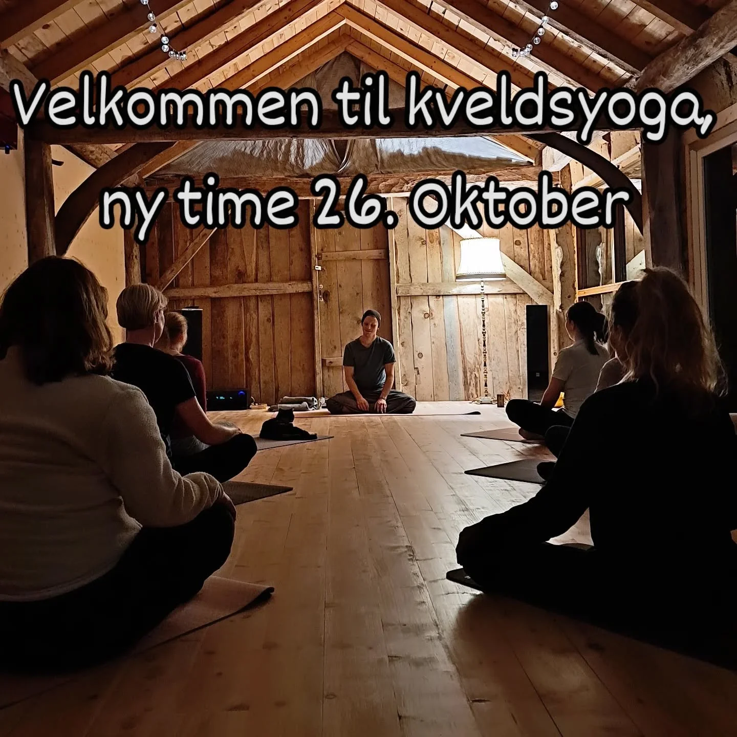 Velkommen til kveldsyoga i Heggjabygda f&oslash;rstkommende s&oslash;ndag. Dette er tenkt som et lavterskel-tilbud som passer for alle, ogs&aring; de som aldri har gjort yoga f&oslash;r. Timen gir ro og avspenning uten forvetning til prestasjon.

🙏O