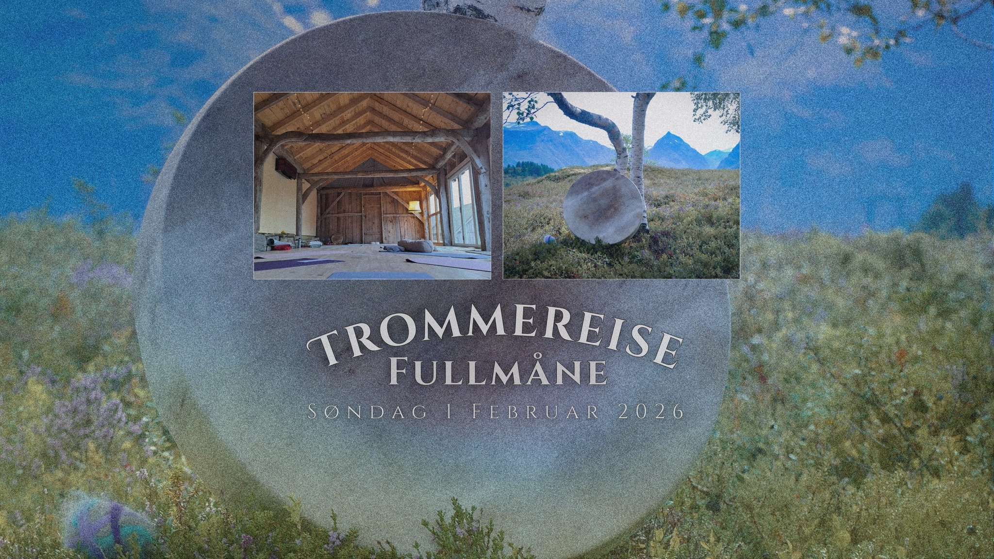 Trommereise og yoga for fullmånen