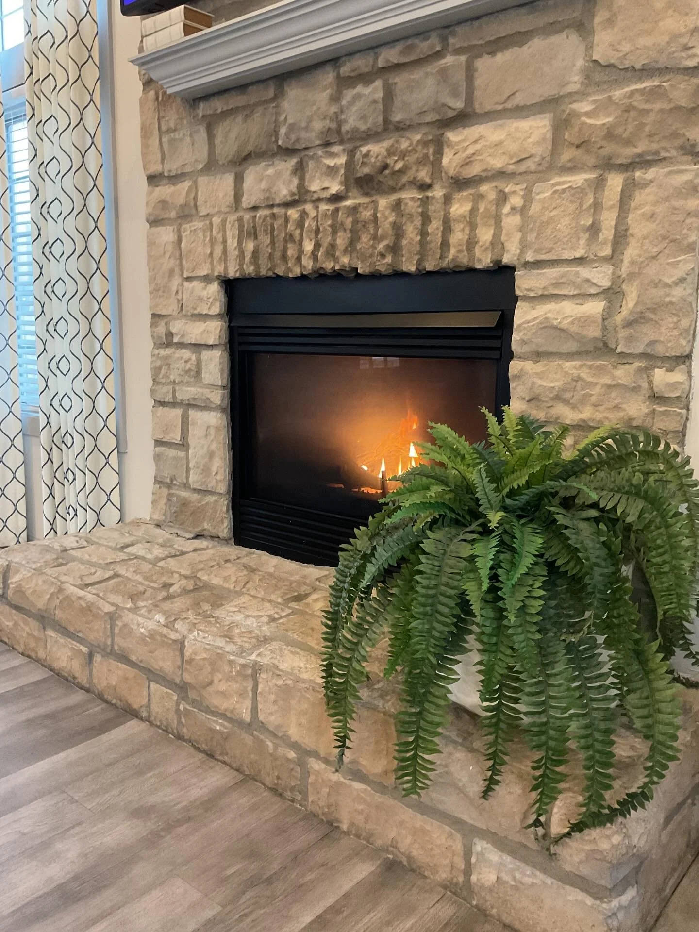 🔥✨Cozy season has officially arrived at Enclave at Albany Park! Stop by the leasing office and warm up by our fireplace - the perfect spot to relax, sip some coffee and chat about your future home.🏠❤️ Whether you&rsquo;re a resident saying hi or ne