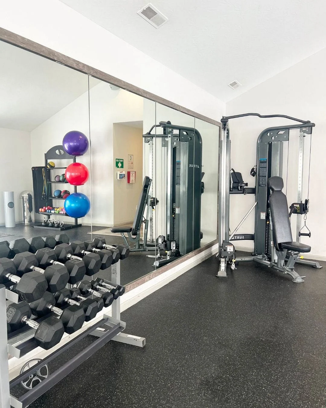 The hardest part of working out shouldn&rsquo;t be getting there. 💪Having a fitness center right at home removes the extra steps that derail routines.Schedule your tour today and come see how cool our fitness center really is. 🔥🏋️&zwj;♀️