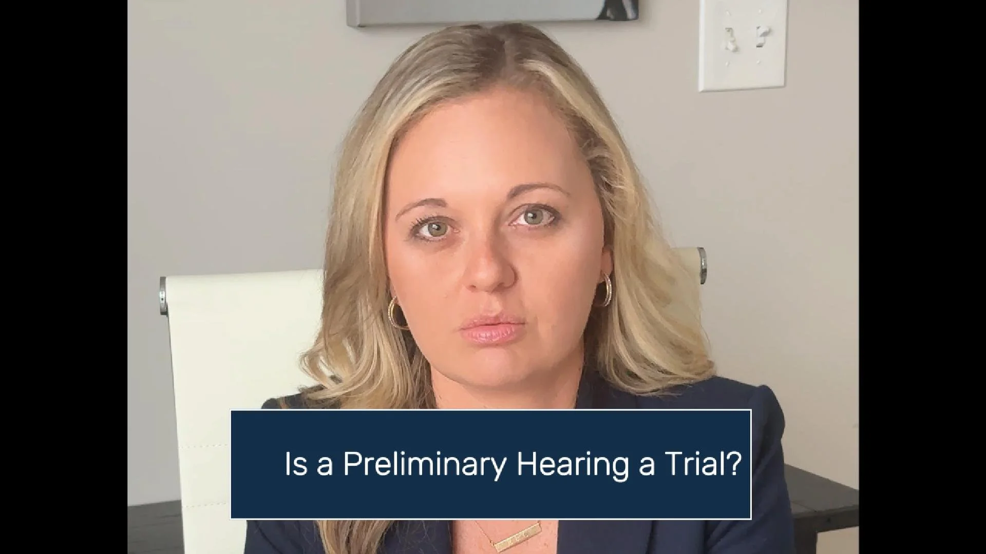 Is a Preliminary Hearing a Trial in Fairfax County, Virginia?