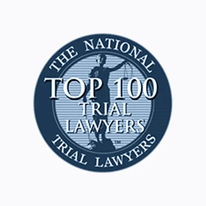 Insignia del premio «Top 100 Trial Lawyers» de la Asociación Nacional de Abogados Litigantes