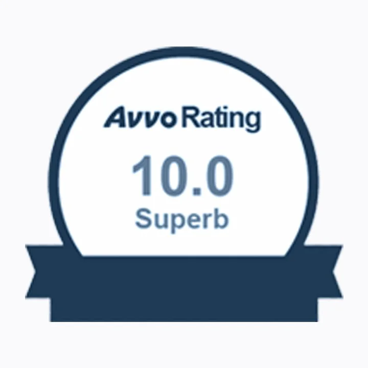 Insignia de valoración de Avvo: 10,0