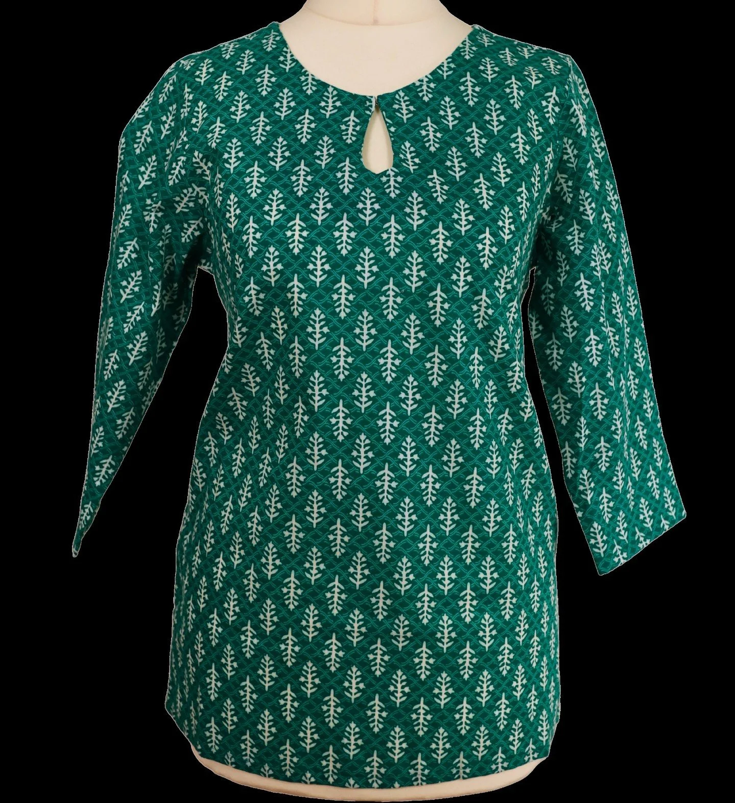 ✨ Product Name:
Emerald Vine Kurti
Pratham Aagman Collection

🧵 Description:
The Emerald Vine Kurti captures the spirit of effortless elegance in a lush green palette. Featuring delicate printed motifs reminiscent of blooming vines, this kurti bring
