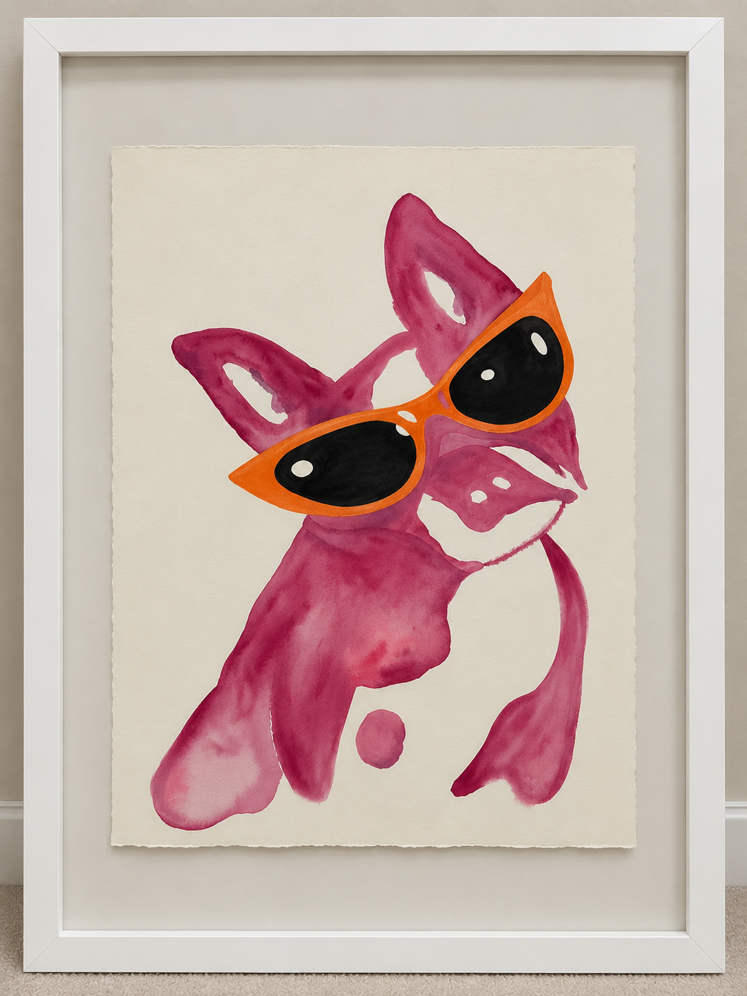 Hot Frenchie Float mounted framed.png