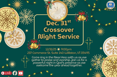 New Year’s Eve Worship Service