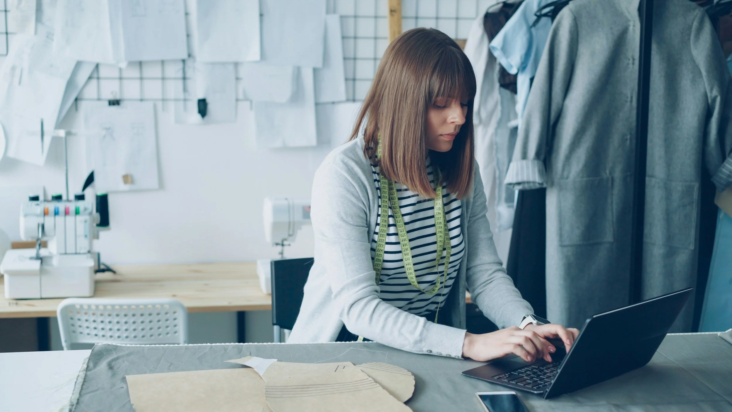 female entrepreneur in Nashville with workload