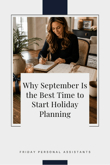 Why September Is the Best Time to Start Holiday Planning