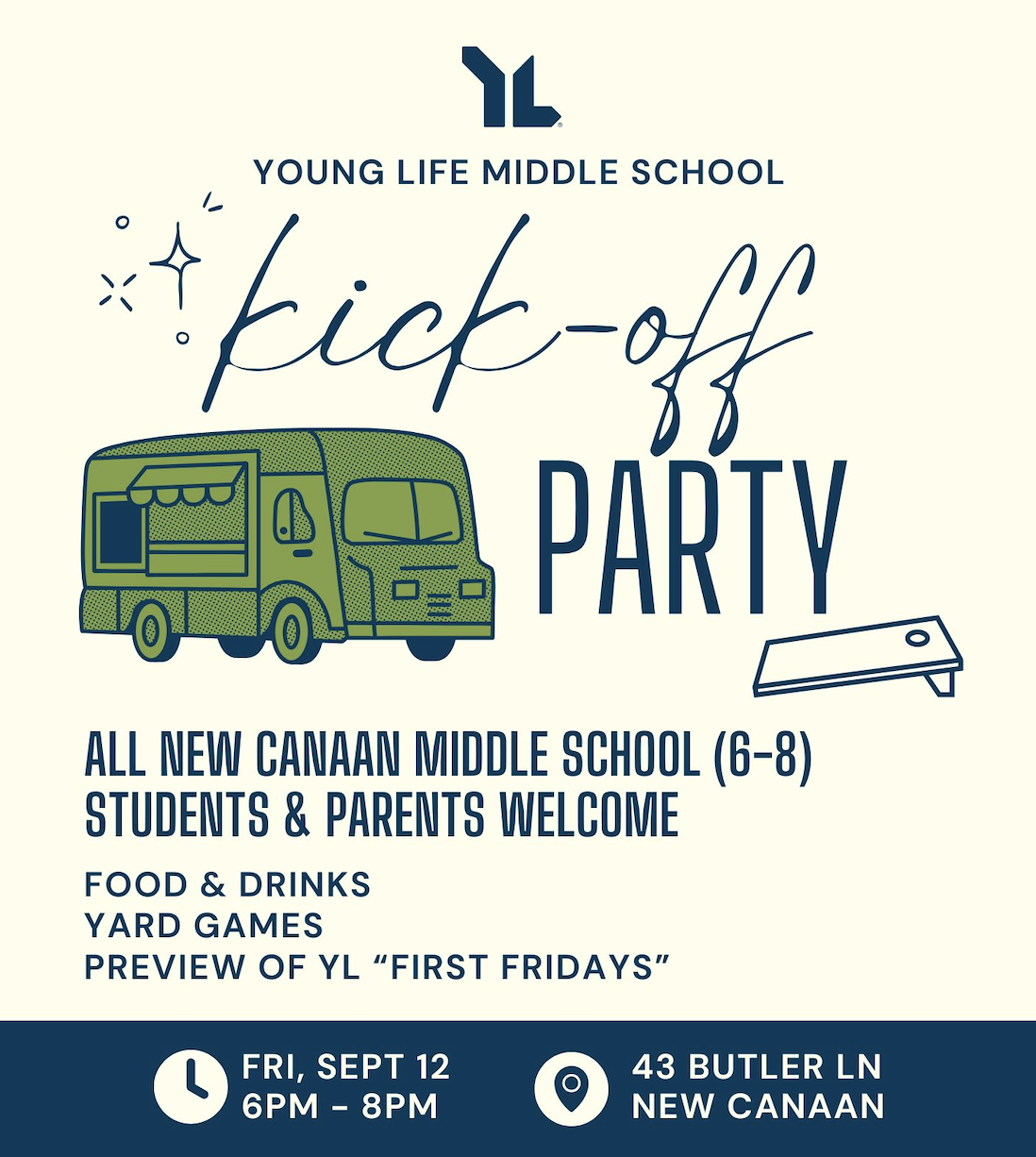 Kick-Off Party: YL for Middle School