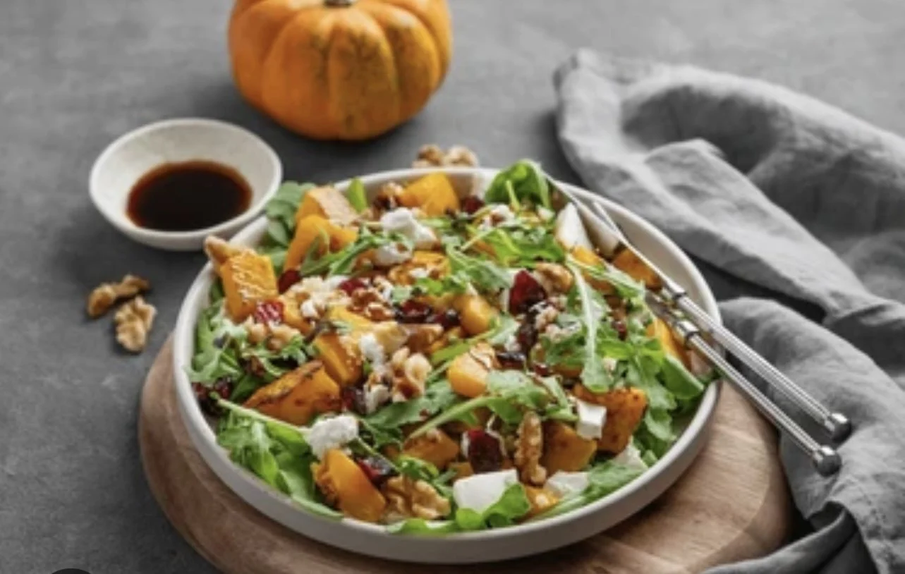 Pumpkin Seed Salad + Non Dairy Dressing 