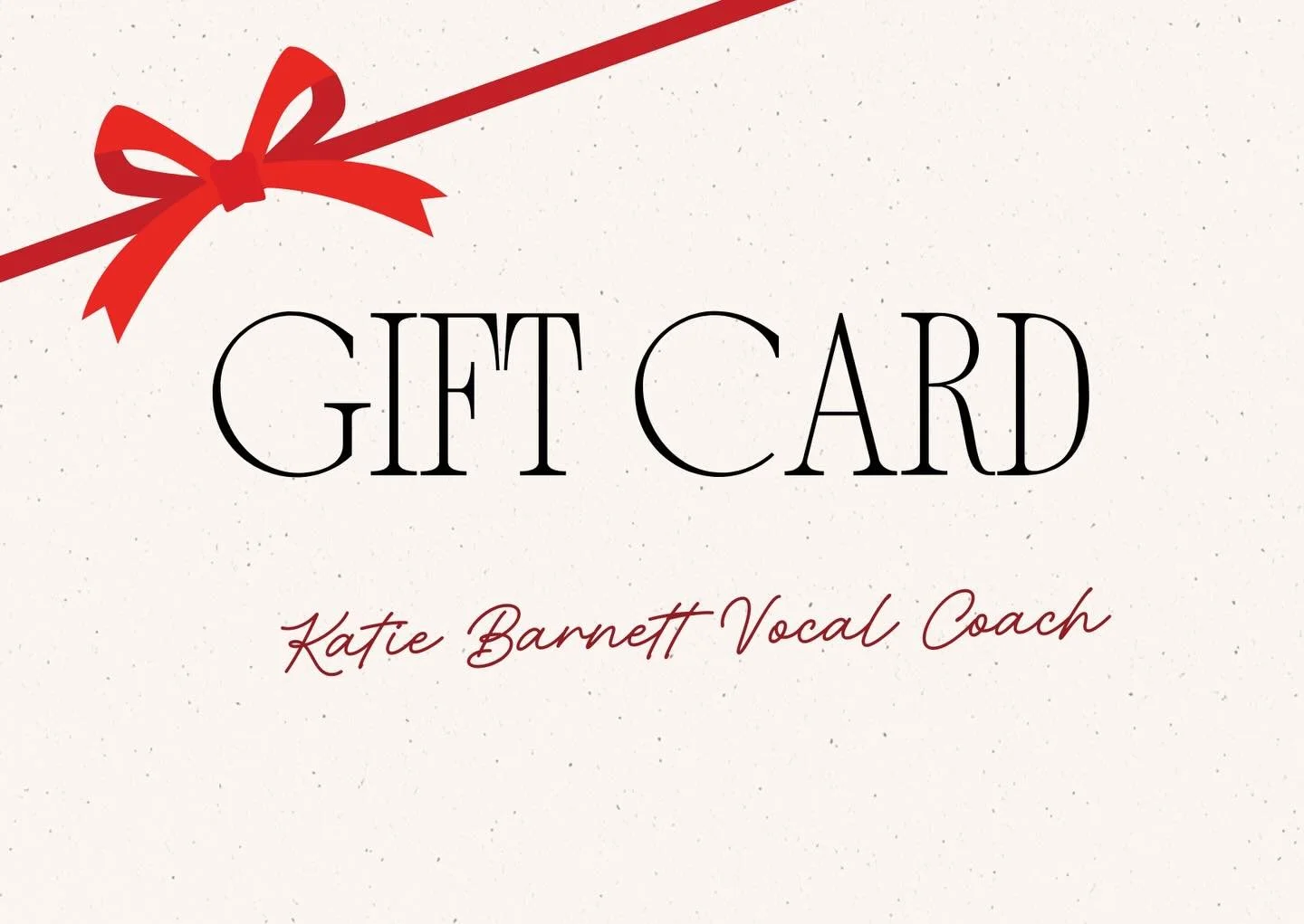 XMAS GIFT CARDS! 🎄

Has your pal always wanted to get up at karaoke? Have you heard your partner belting out showtunes in the shower? Then why not surprise them with the gift of singing lessons this Xmas! 

You will have the option upon buying to em