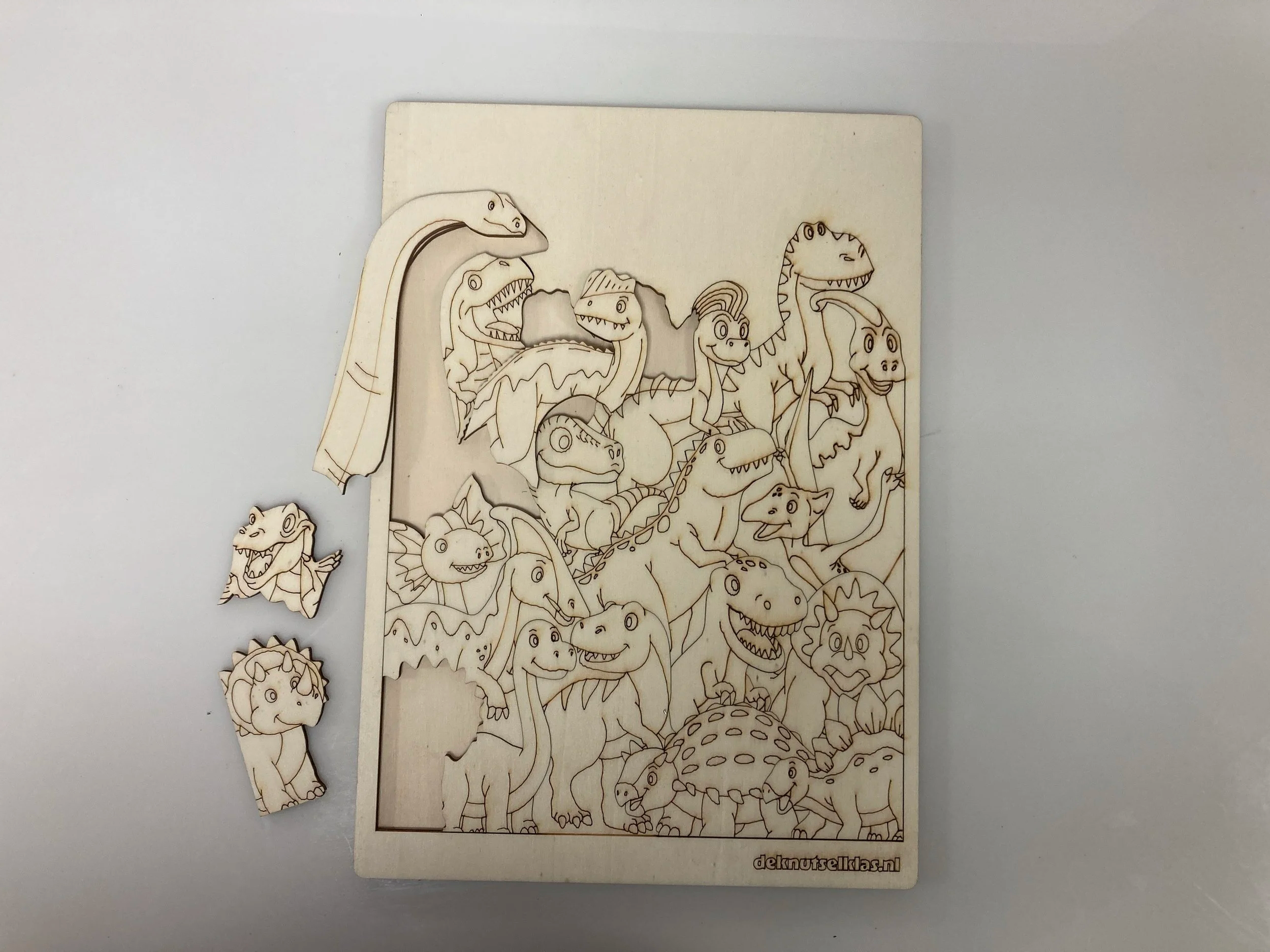 Dieren puzzel Dino model