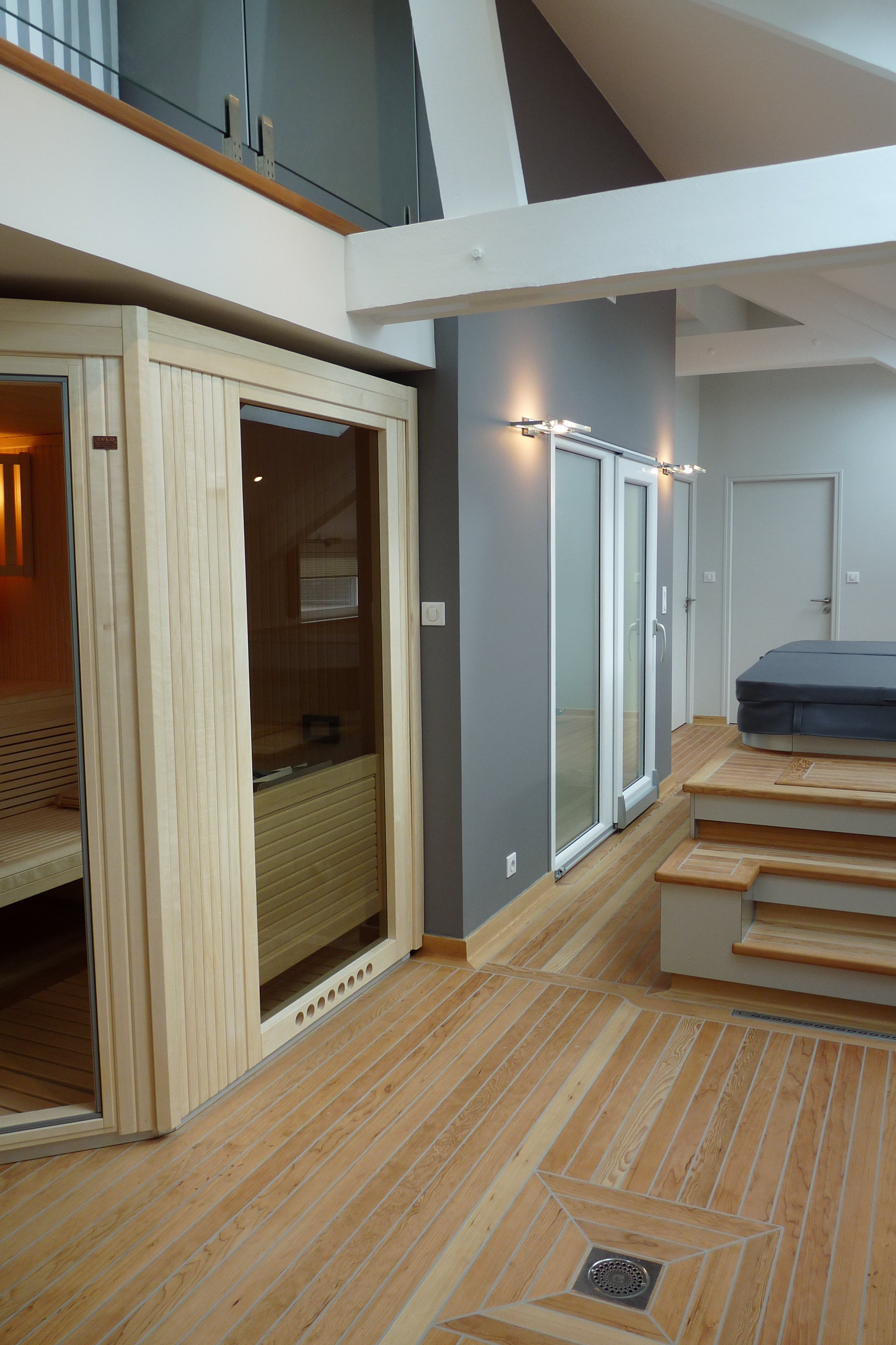 Sauna et spa sous les toits