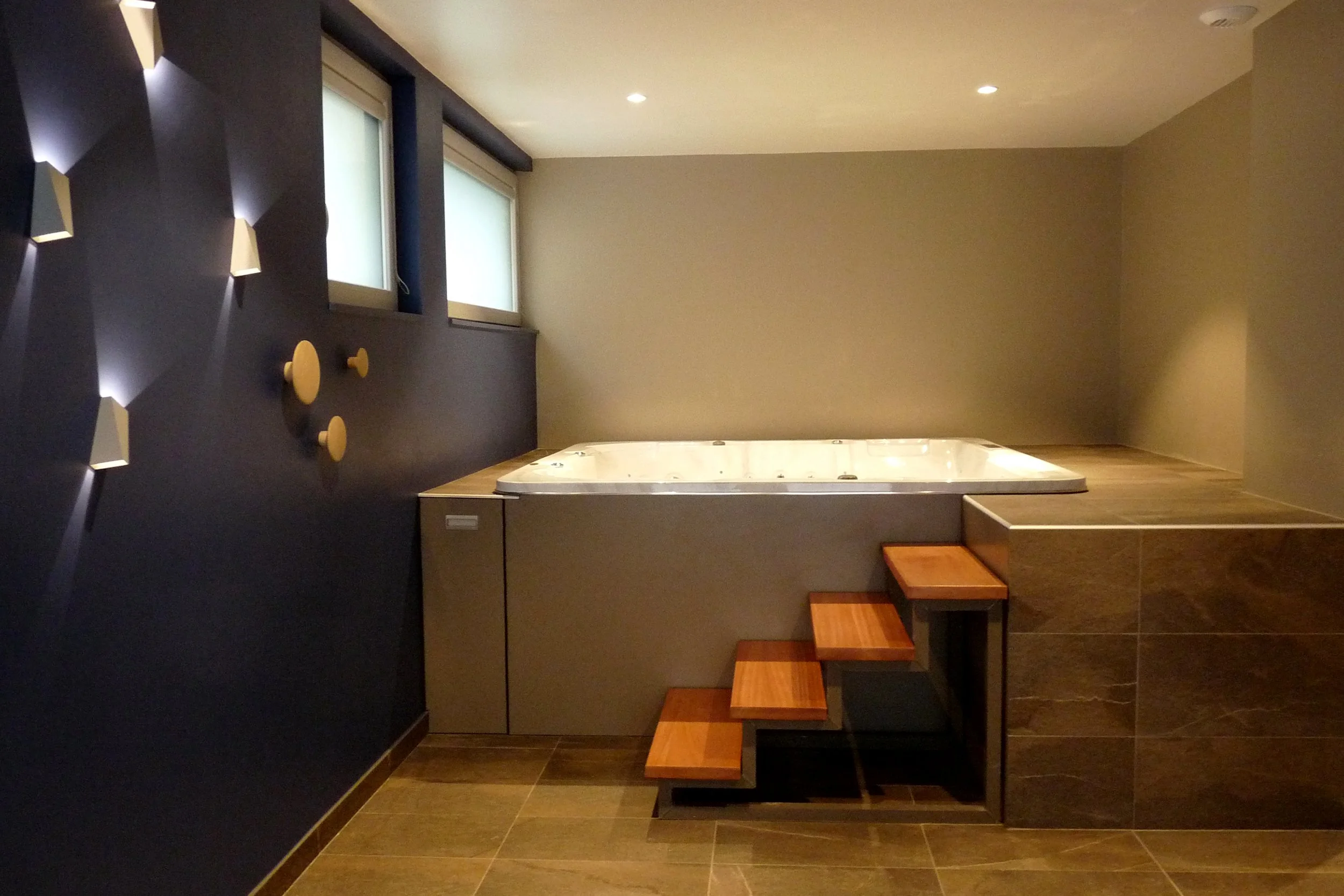 Spa dans un espace privé de bien-être