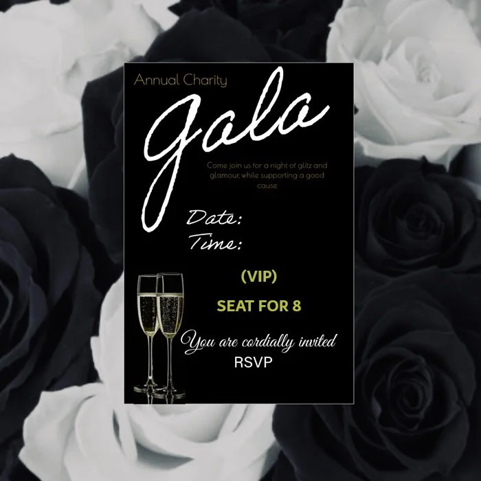 ANNUAL CHARITY GALA- (PARTY OF 8)