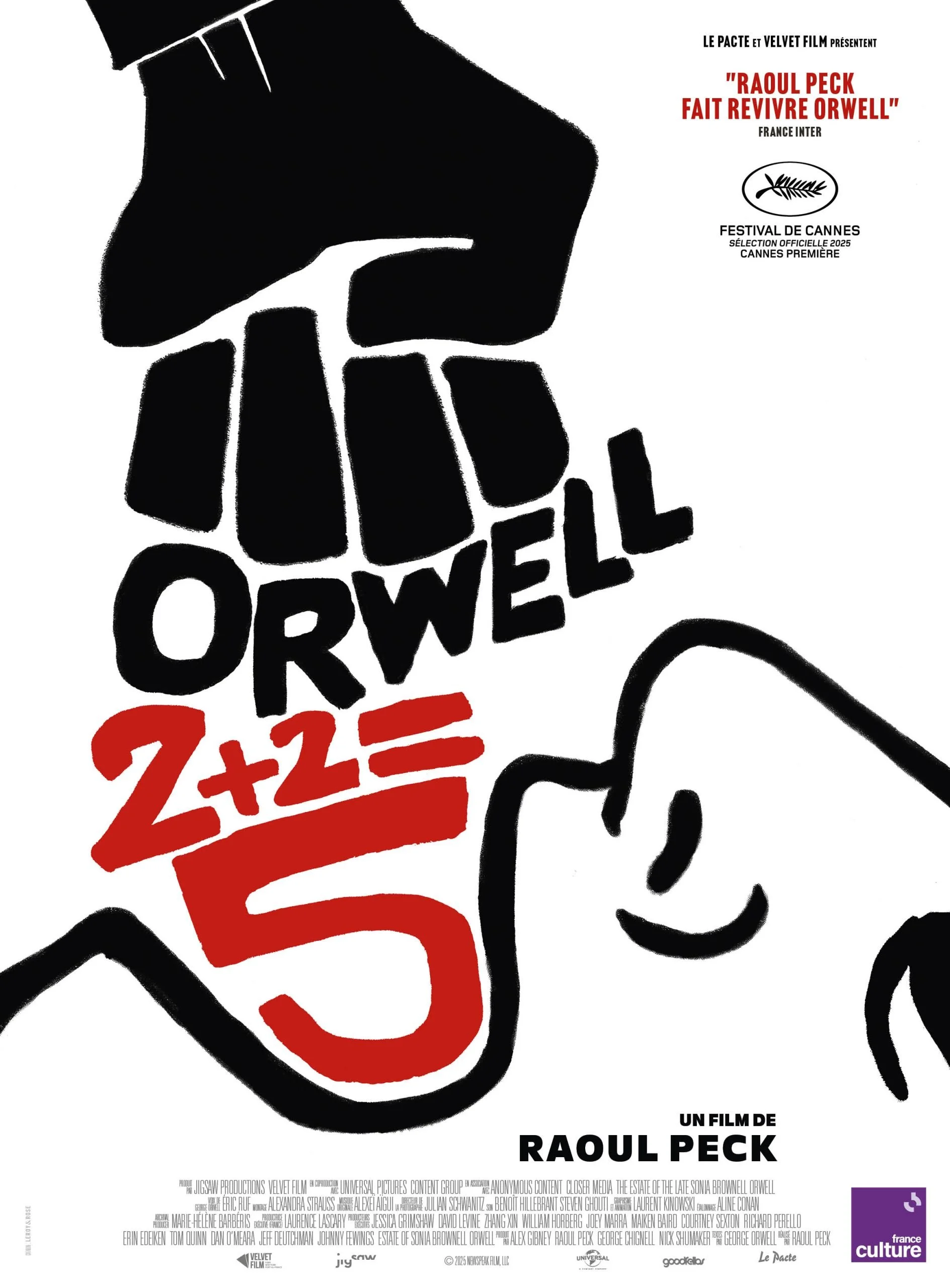 «&nbsp;Orwell : 2 + 2 = 5&nbsp;» de Raoul Peck