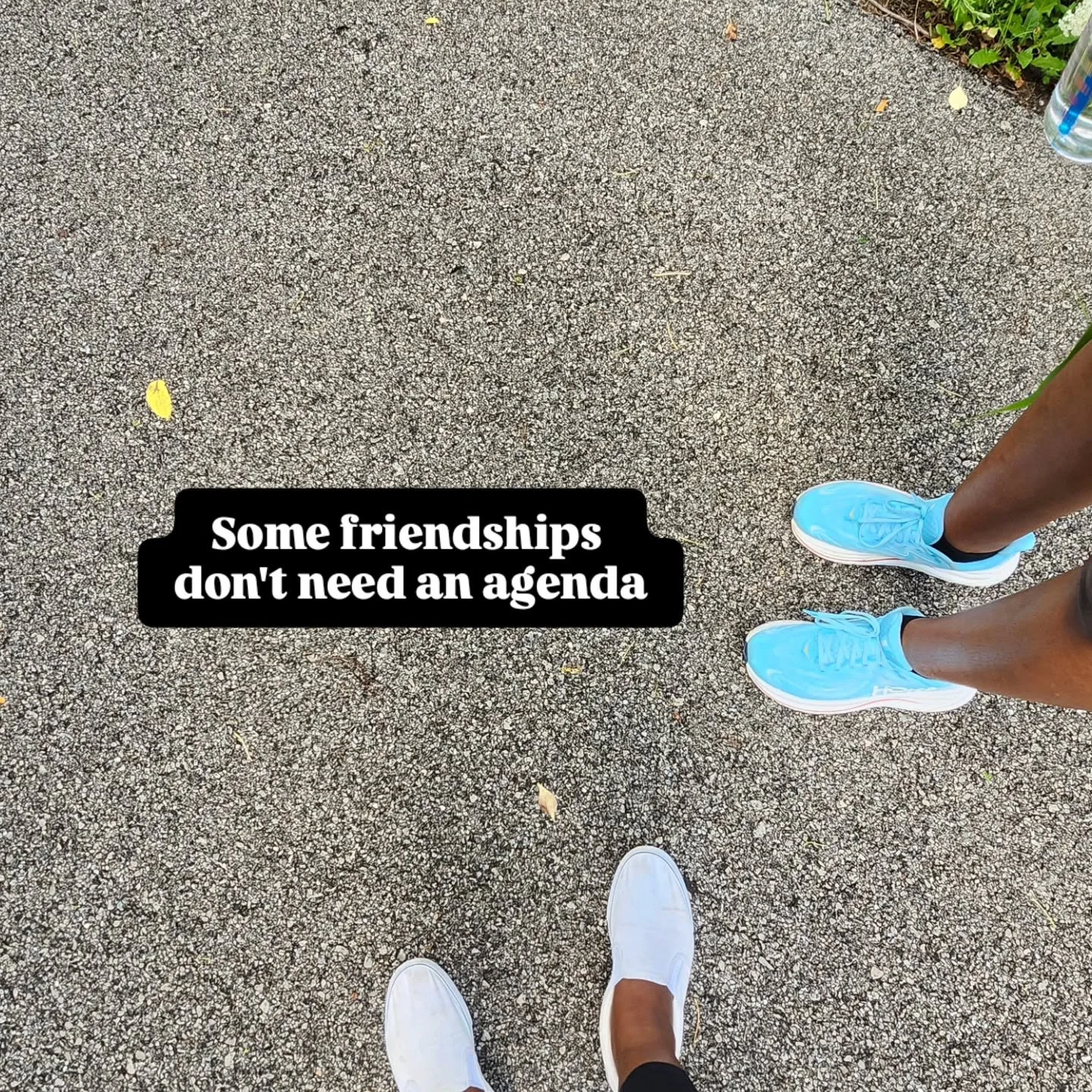 One of my favorite forms of self-care has never been extravagant.

It's taking a walk with someone who has known me through different seasons of life.

Just conversation, laughter, quiet moments, and noticing the little things along the way.

Friends