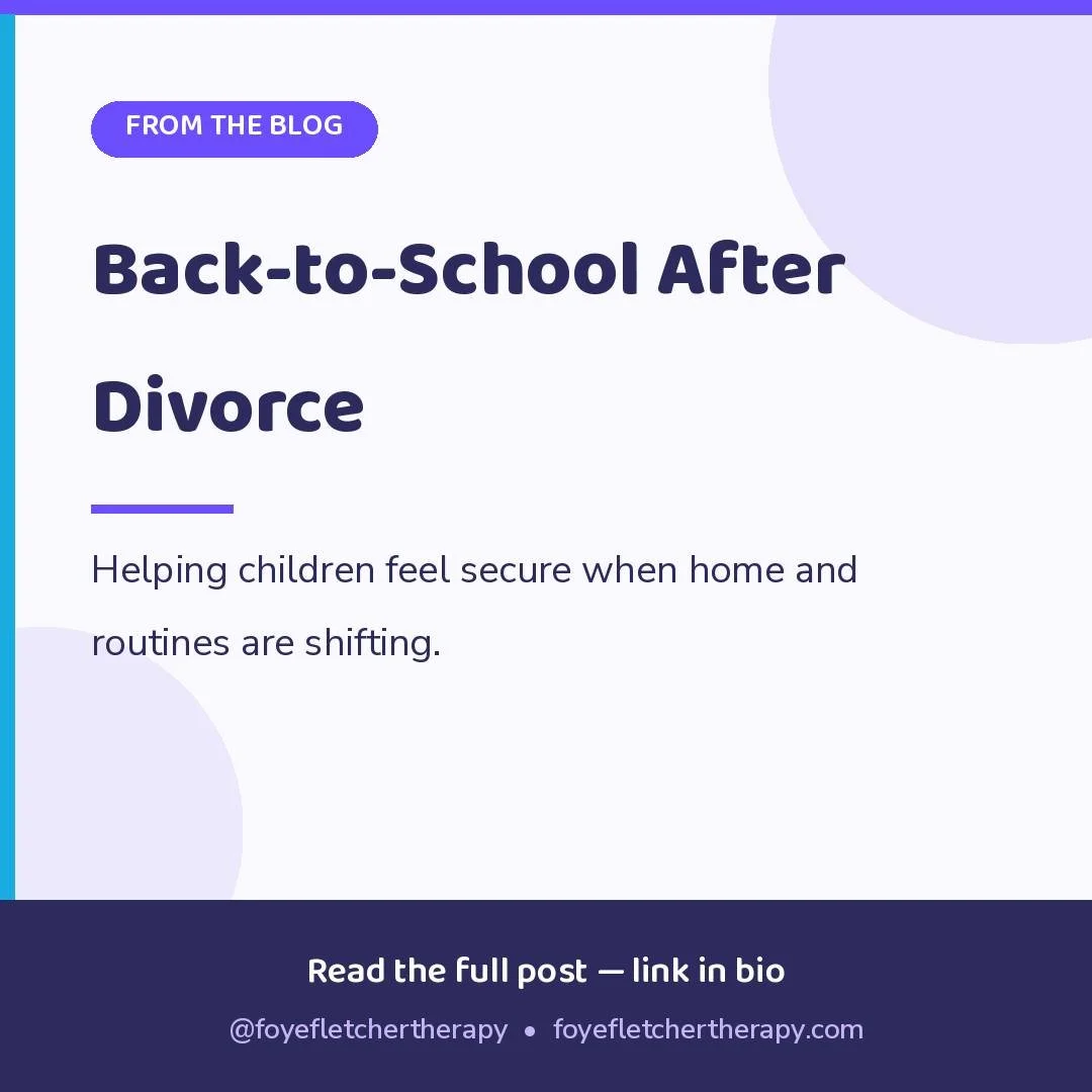 Back-to-school season can already bring big feelings. 

Add divorce, two households, changing routines, and different expectations, and the transition can feel even bigger for kids.

Children may not always say, &ldquo;I&rsquo;m having a hard time ad